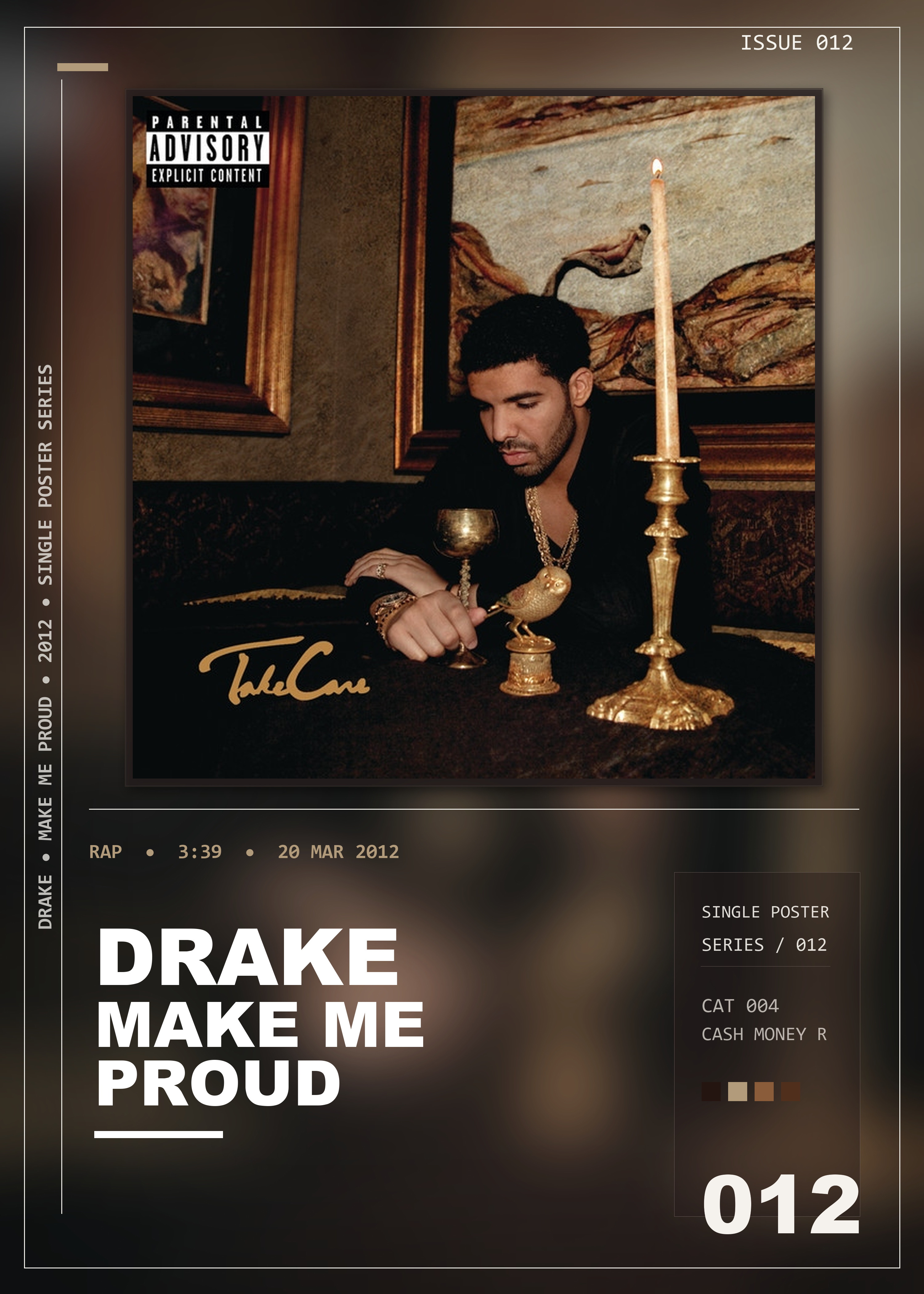 Music poster: Drake - Make Me Proud