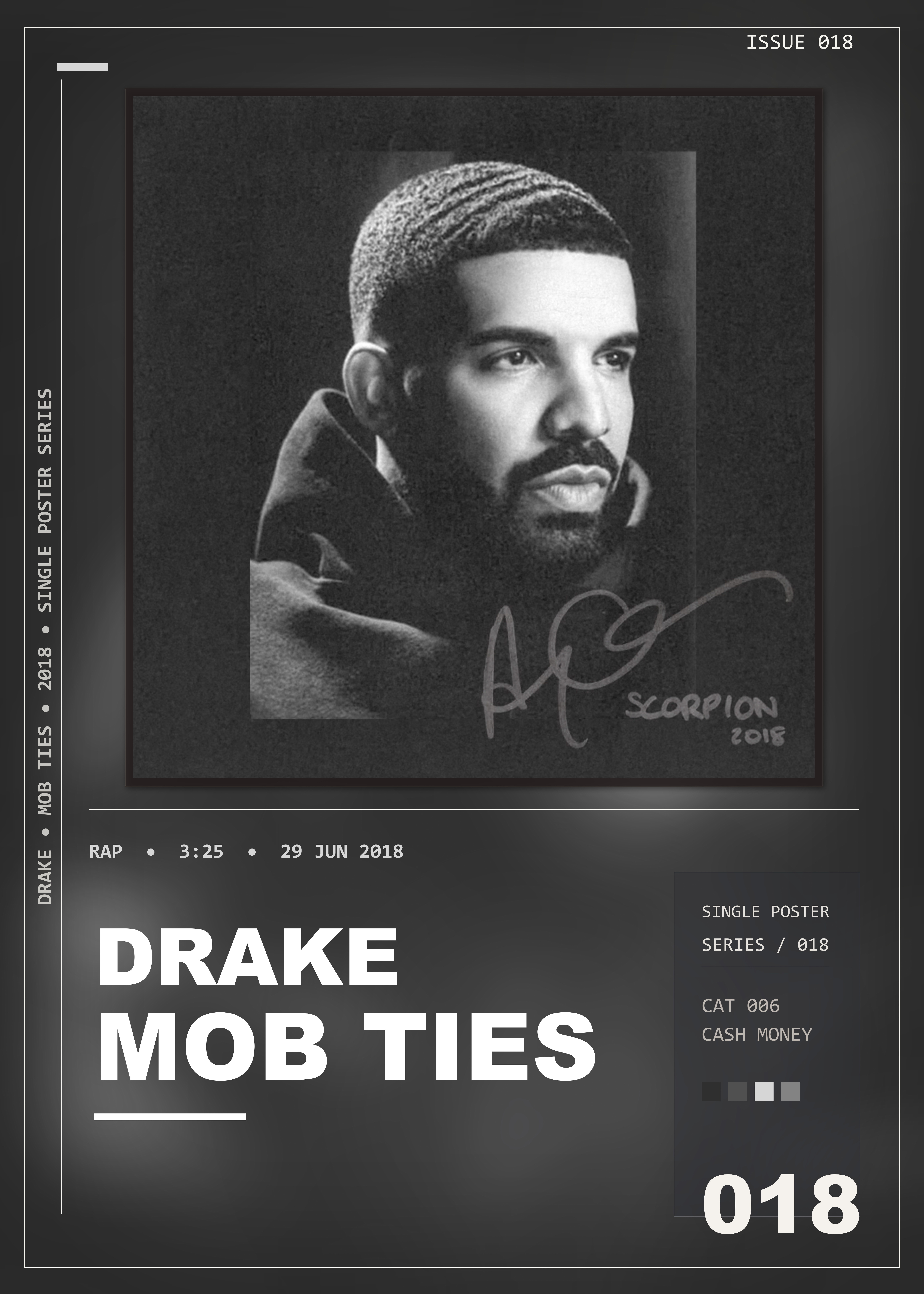 Music poster: Drake - Mob Ties