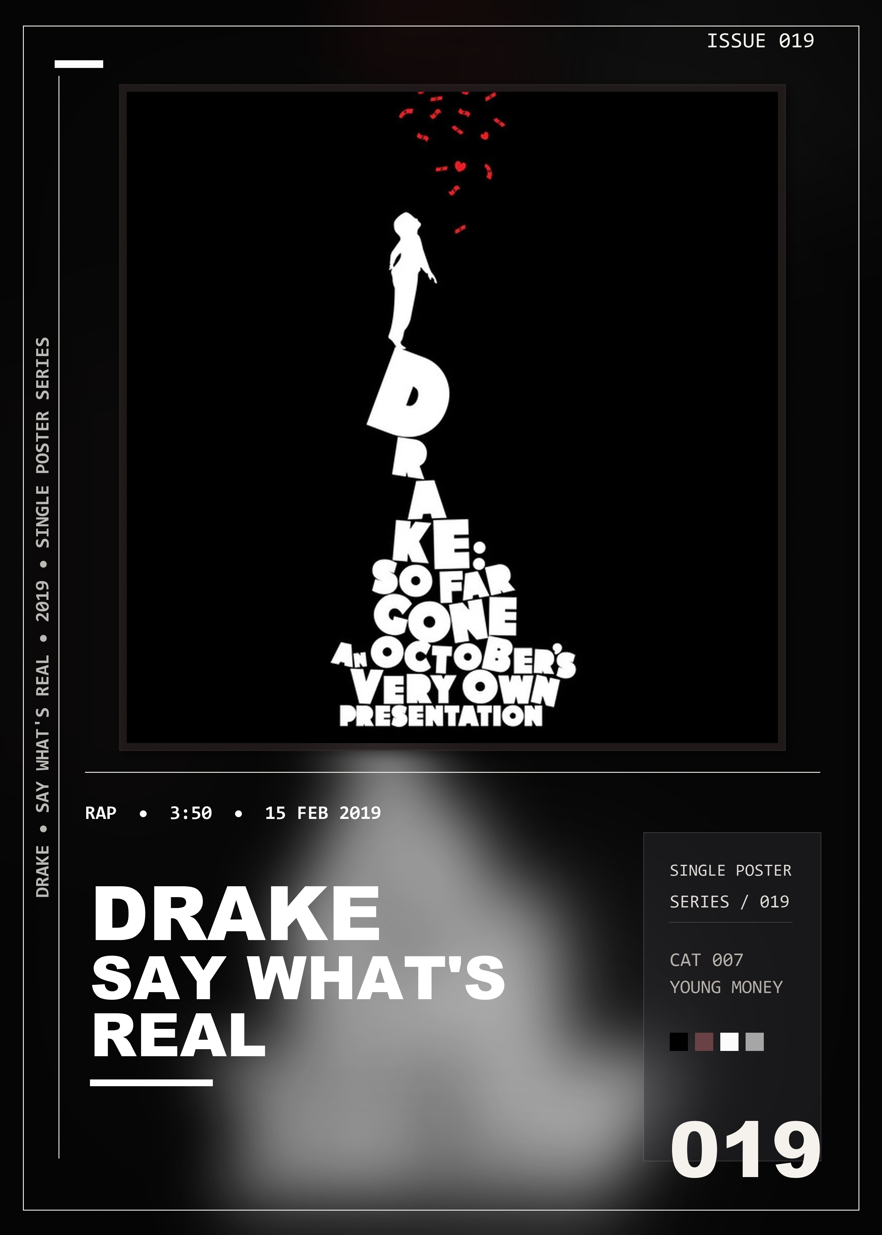 Music poster: Drake - Say Whats Real