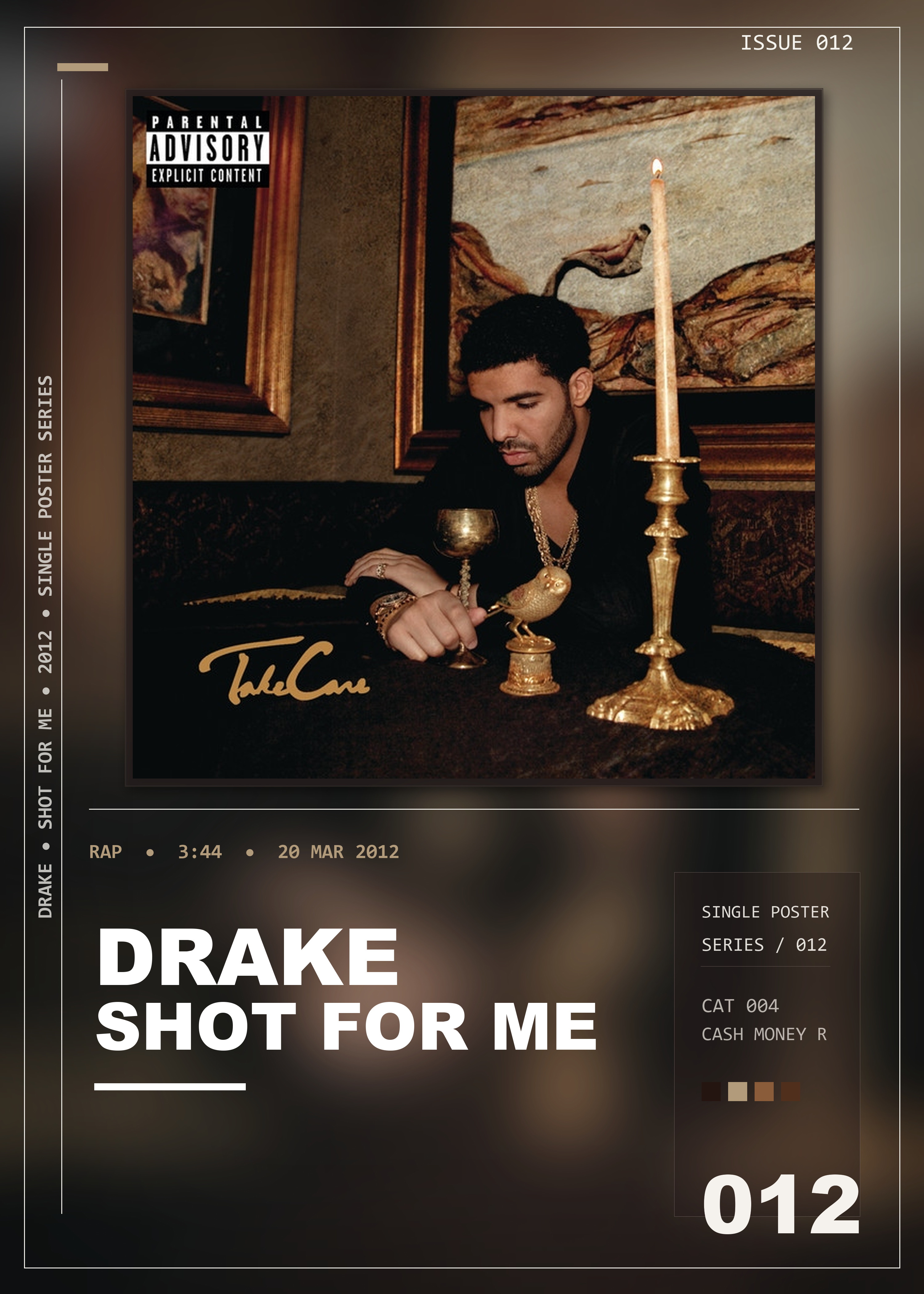 Music poster: Drake - Shot For Me
