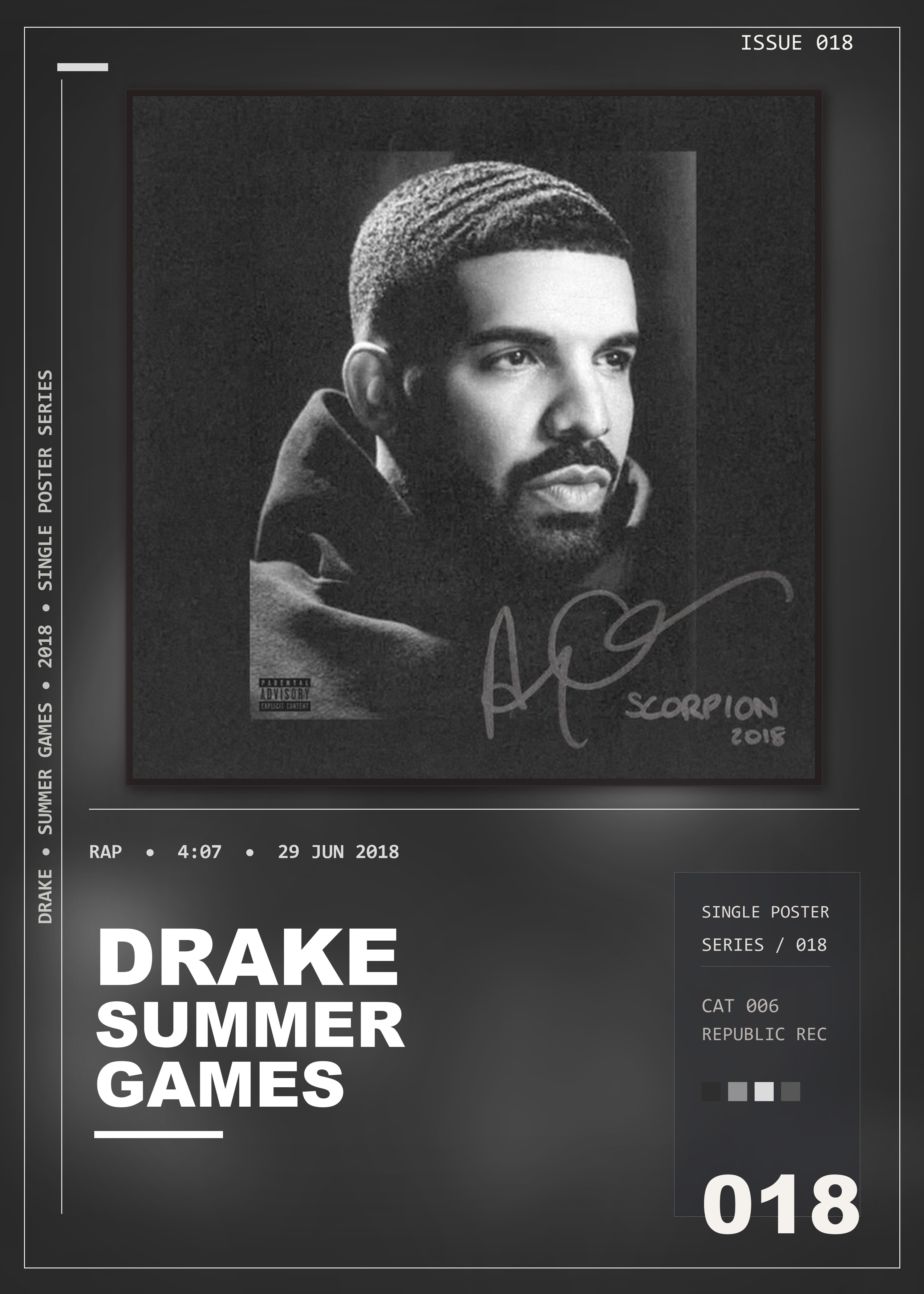 Music poster: Drake - Summer Games