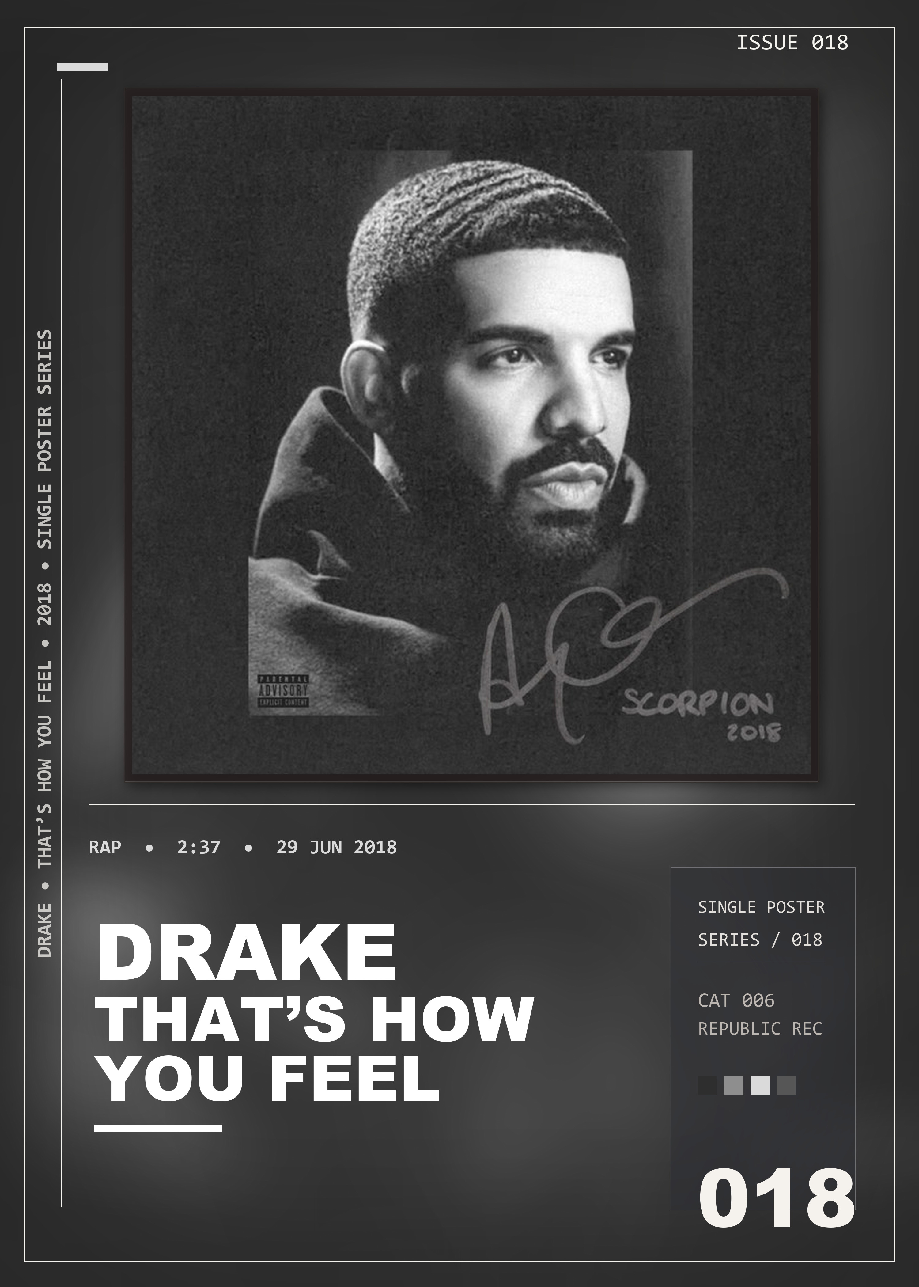 Music poster: Drake - Thats How You Feel