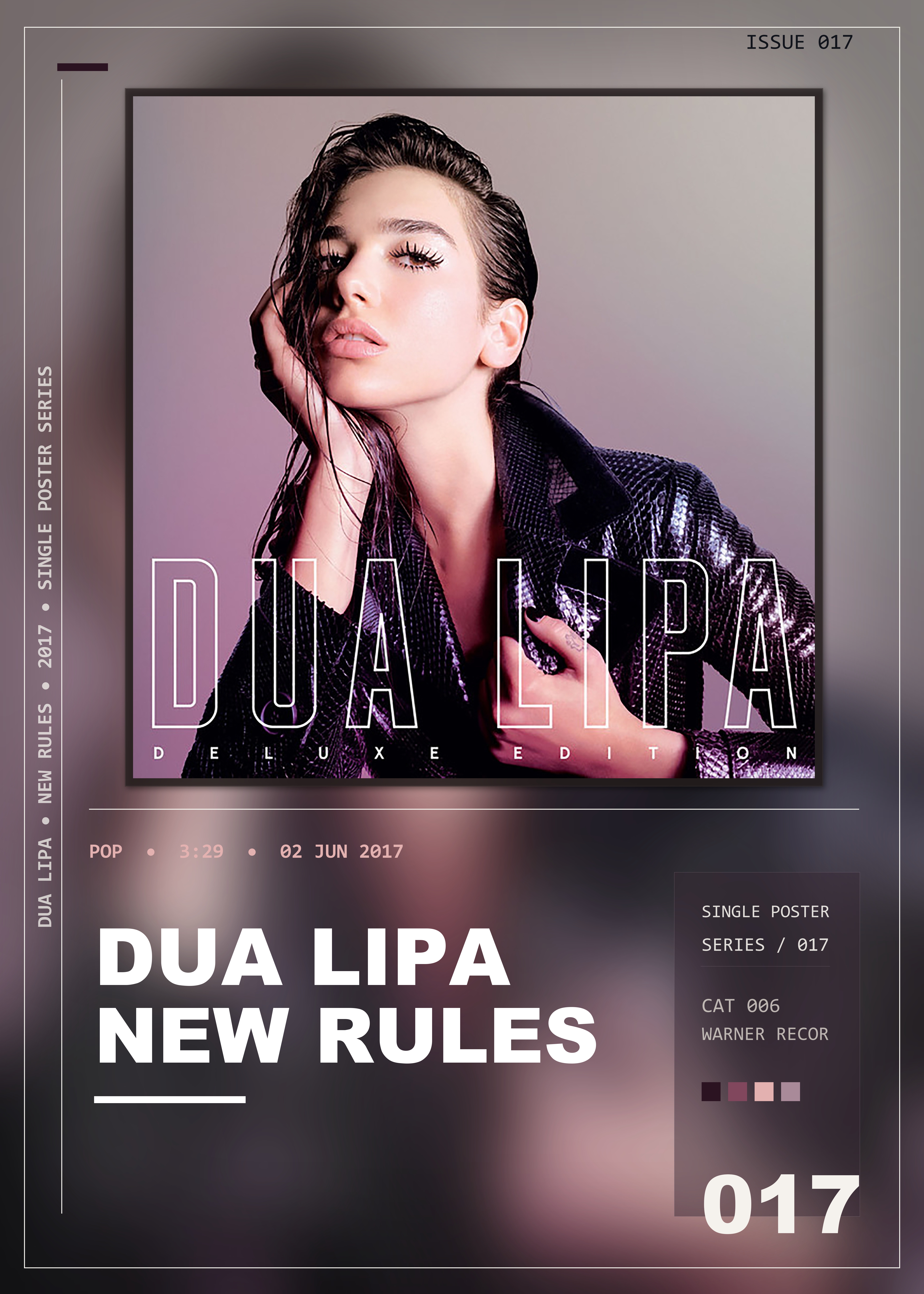 Music poster: Dua Lipa - New Rules