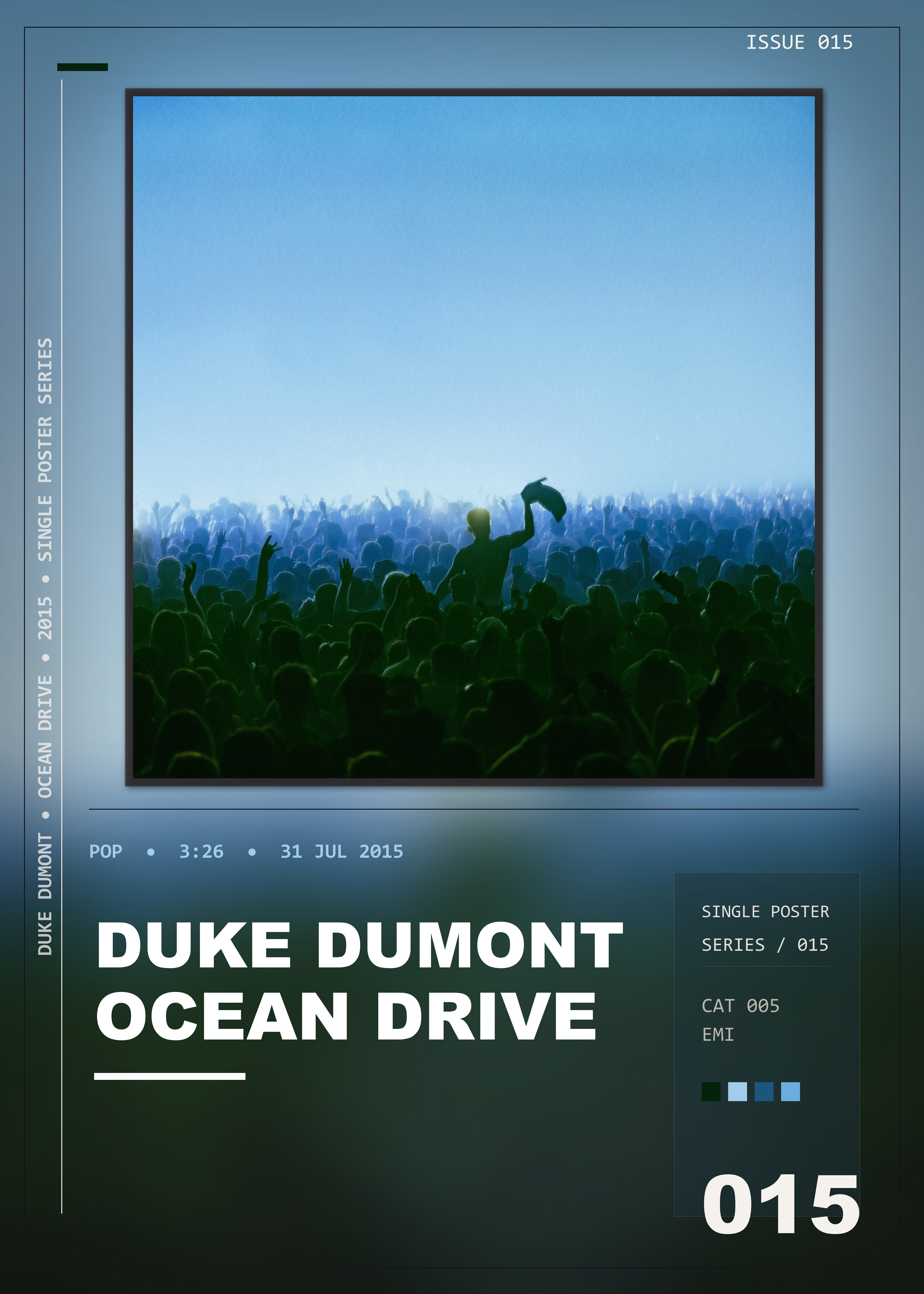 Music poster: Duke Dumont - Ocean Drive
