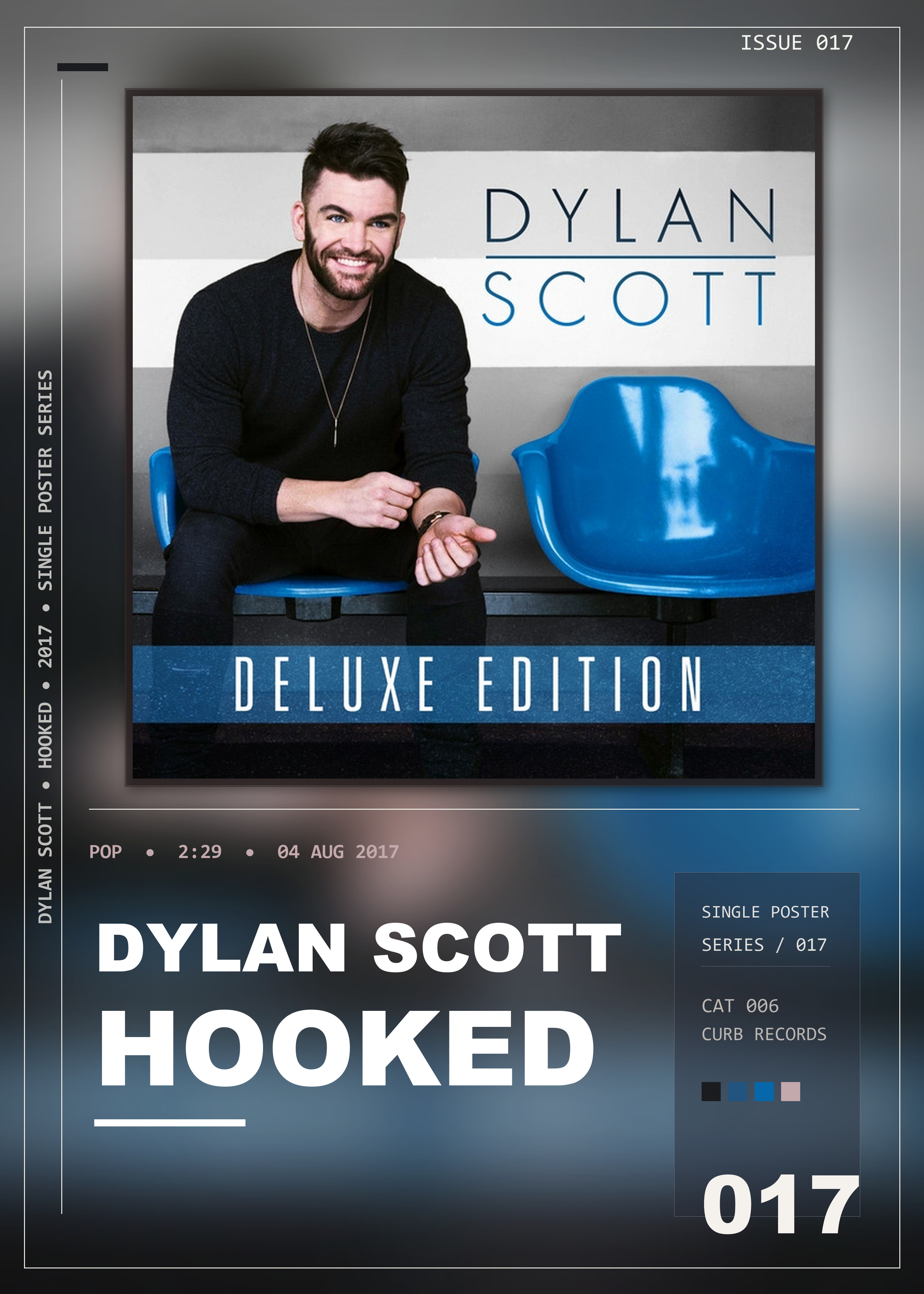 Music poster: Dylan Scott - Hooked