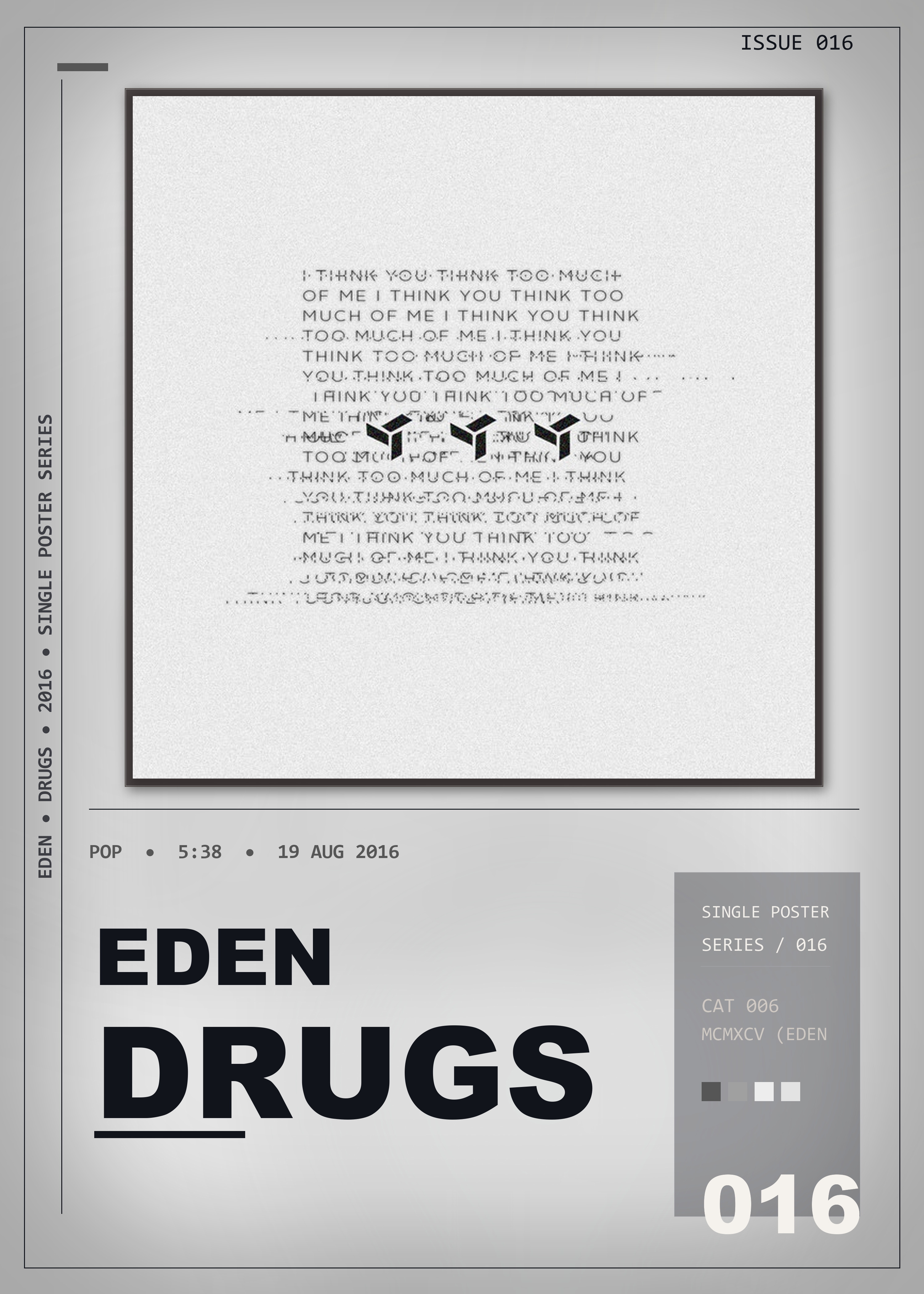Music poster: EDEN - drugs
