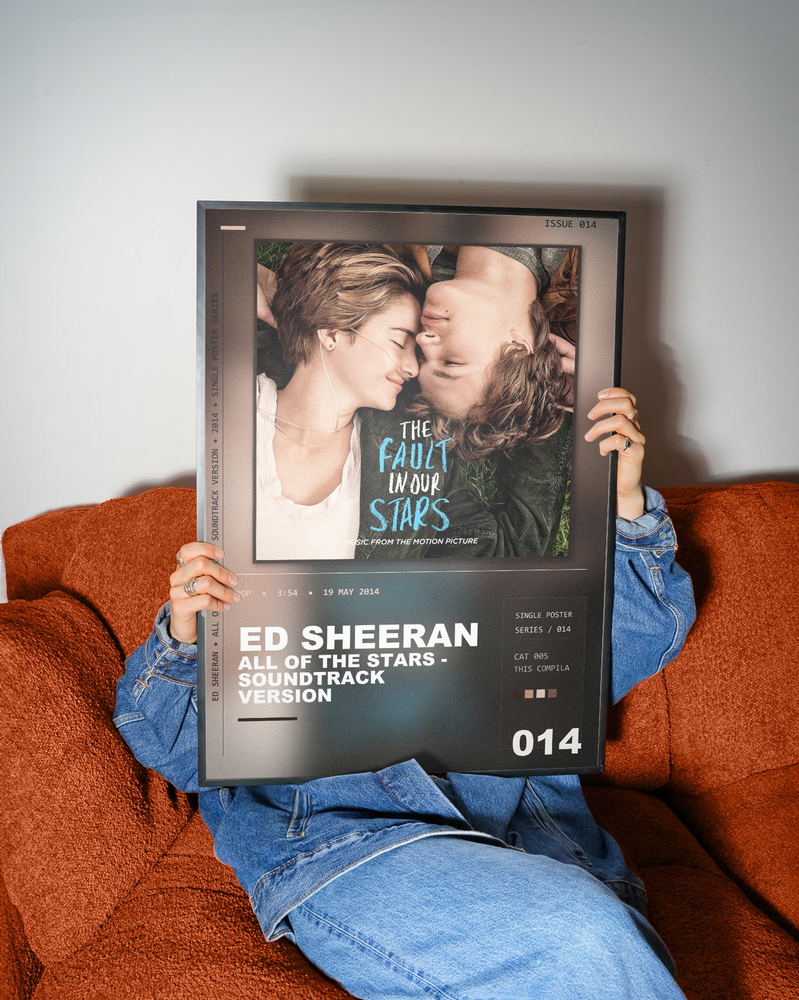 Music poster: Ed Sheeran - All of the Stars - Soundtrack Version