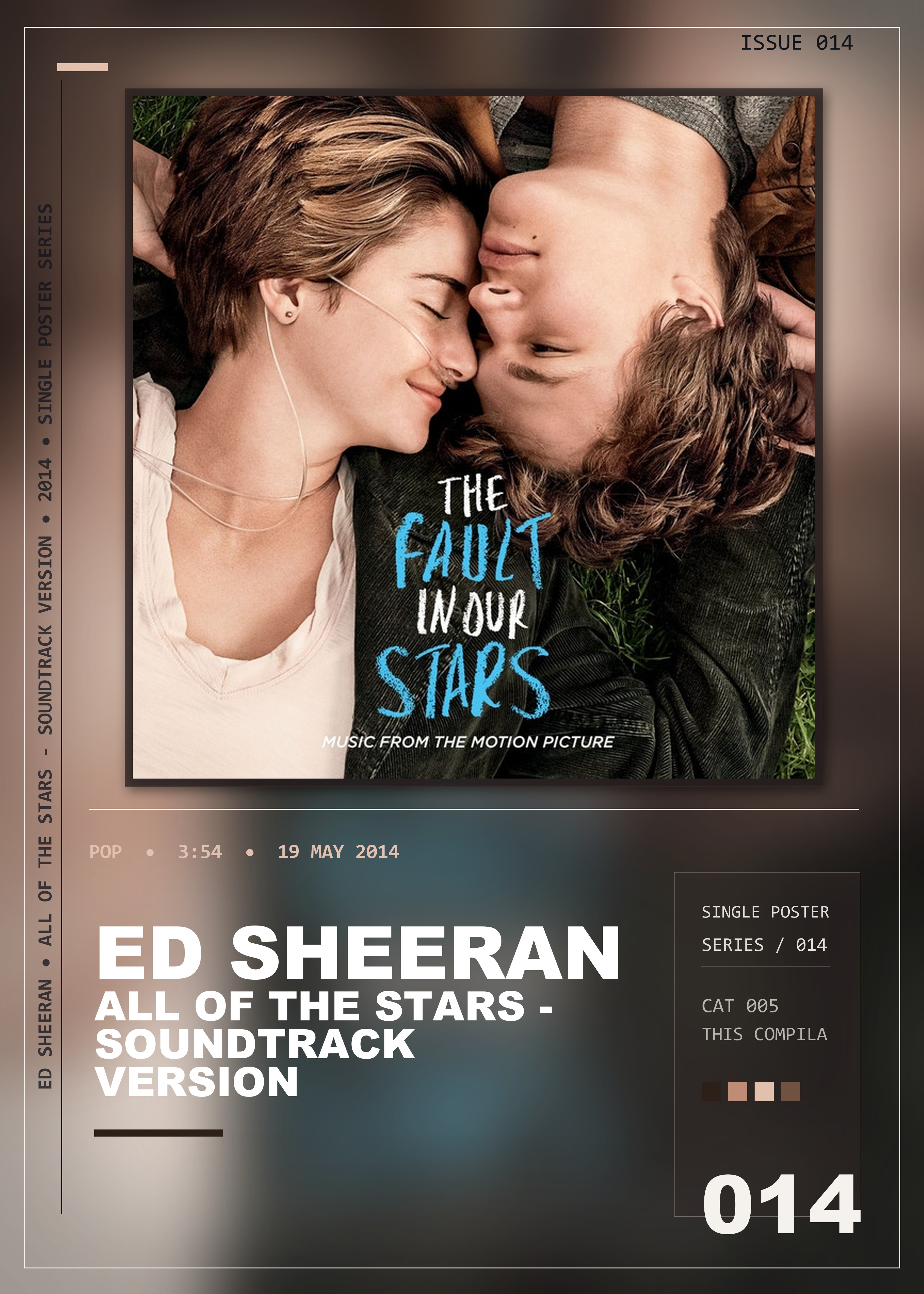 Music poster: Ed Sheeran - All of the Stars - Soundtrack Version