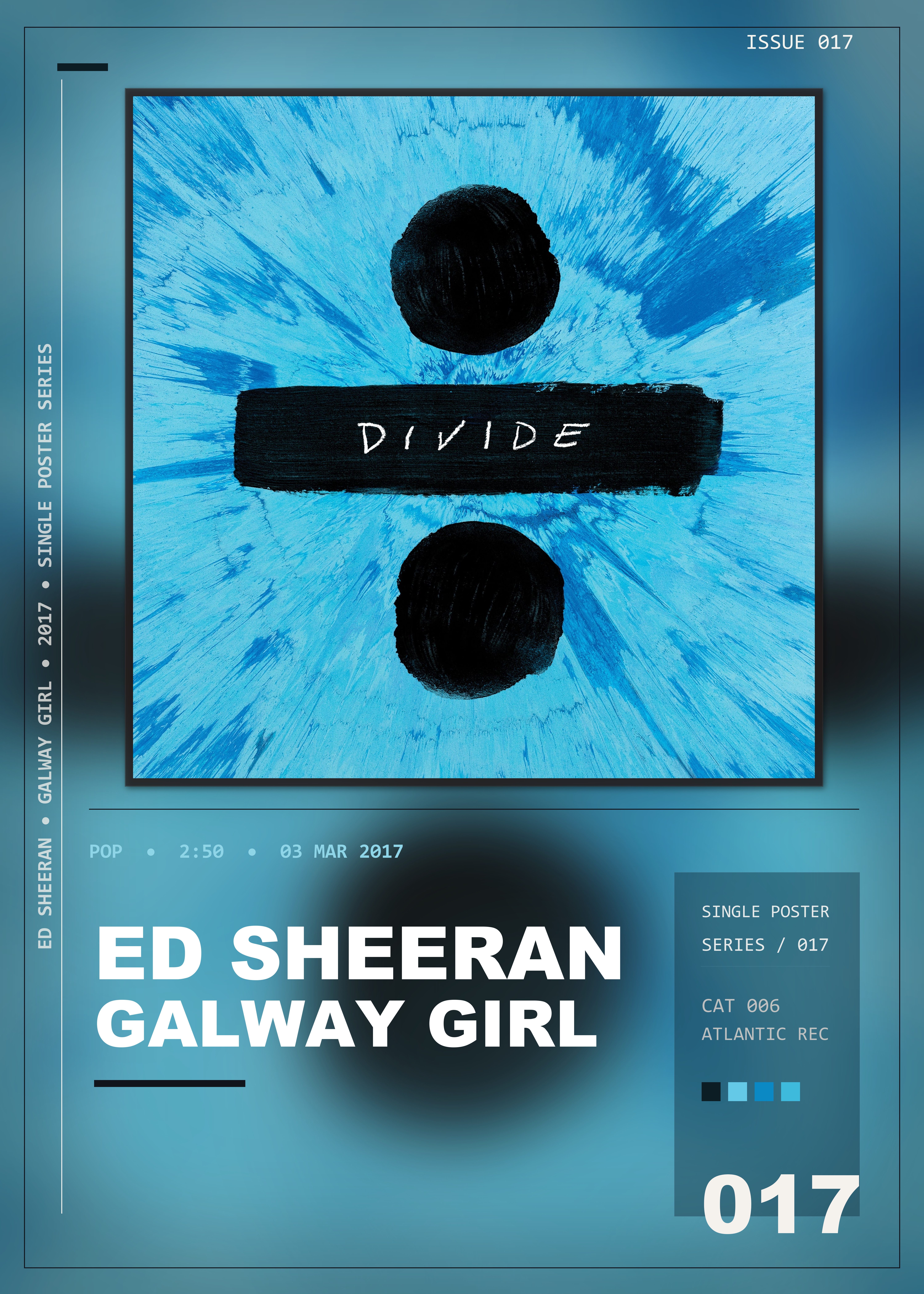 Music poster: Ed Sheeran - Galway Girl
