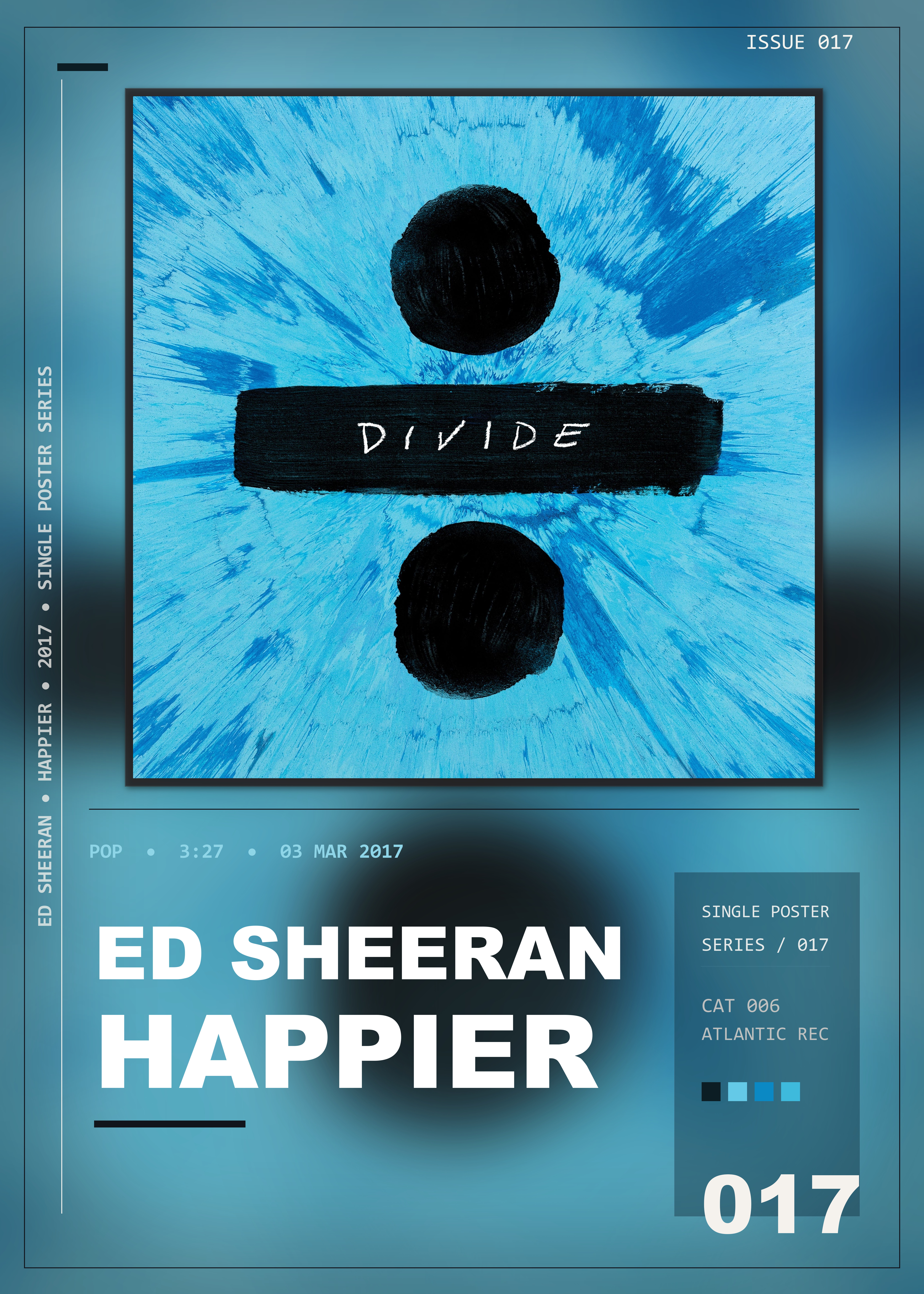 Music poster: Ed Sheeran - Happier