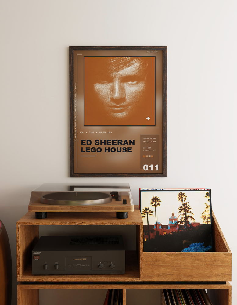 Music poster: Ed Sheeran - Lego House