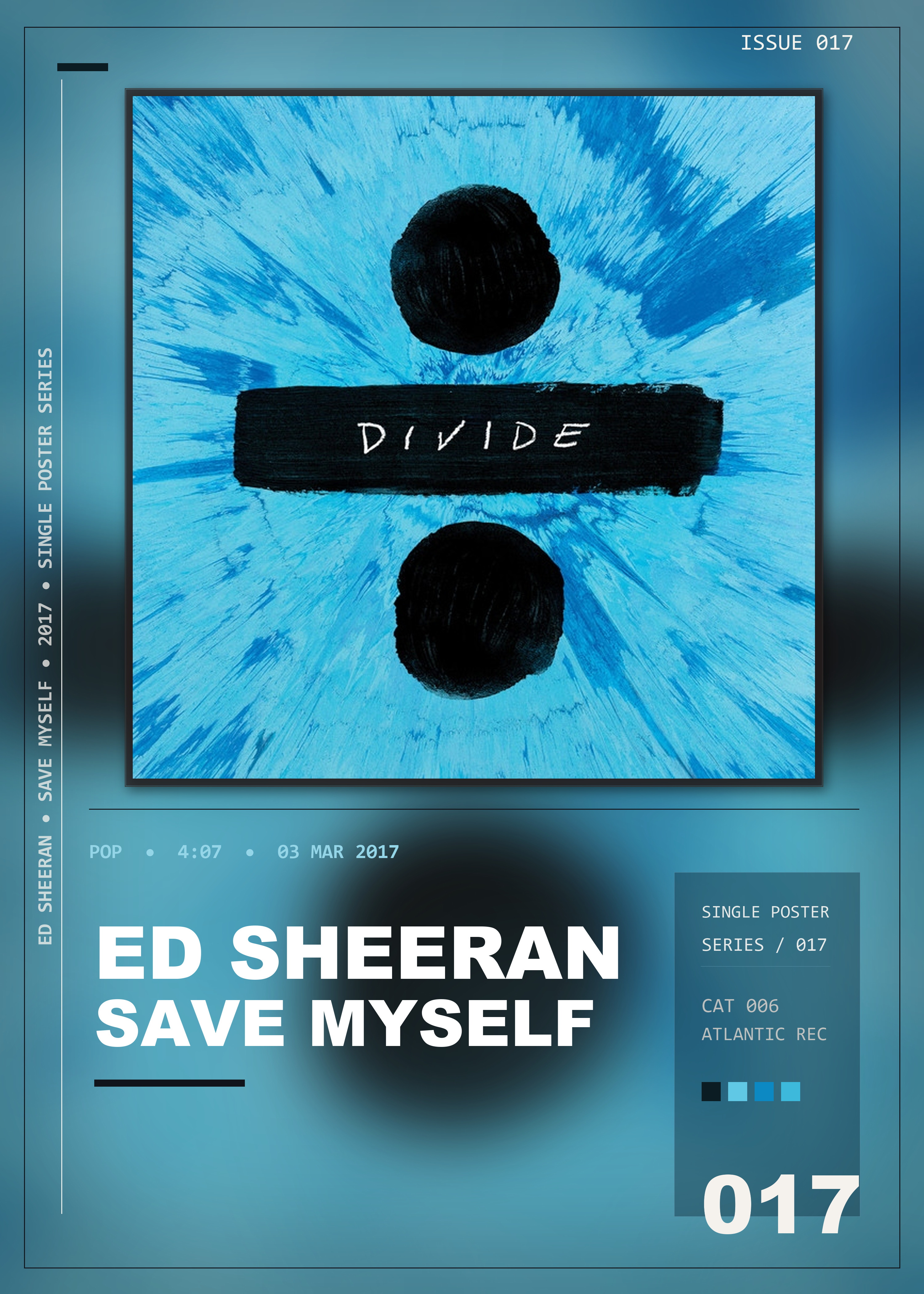 Music poster: Ed Sheeran - Save Myself