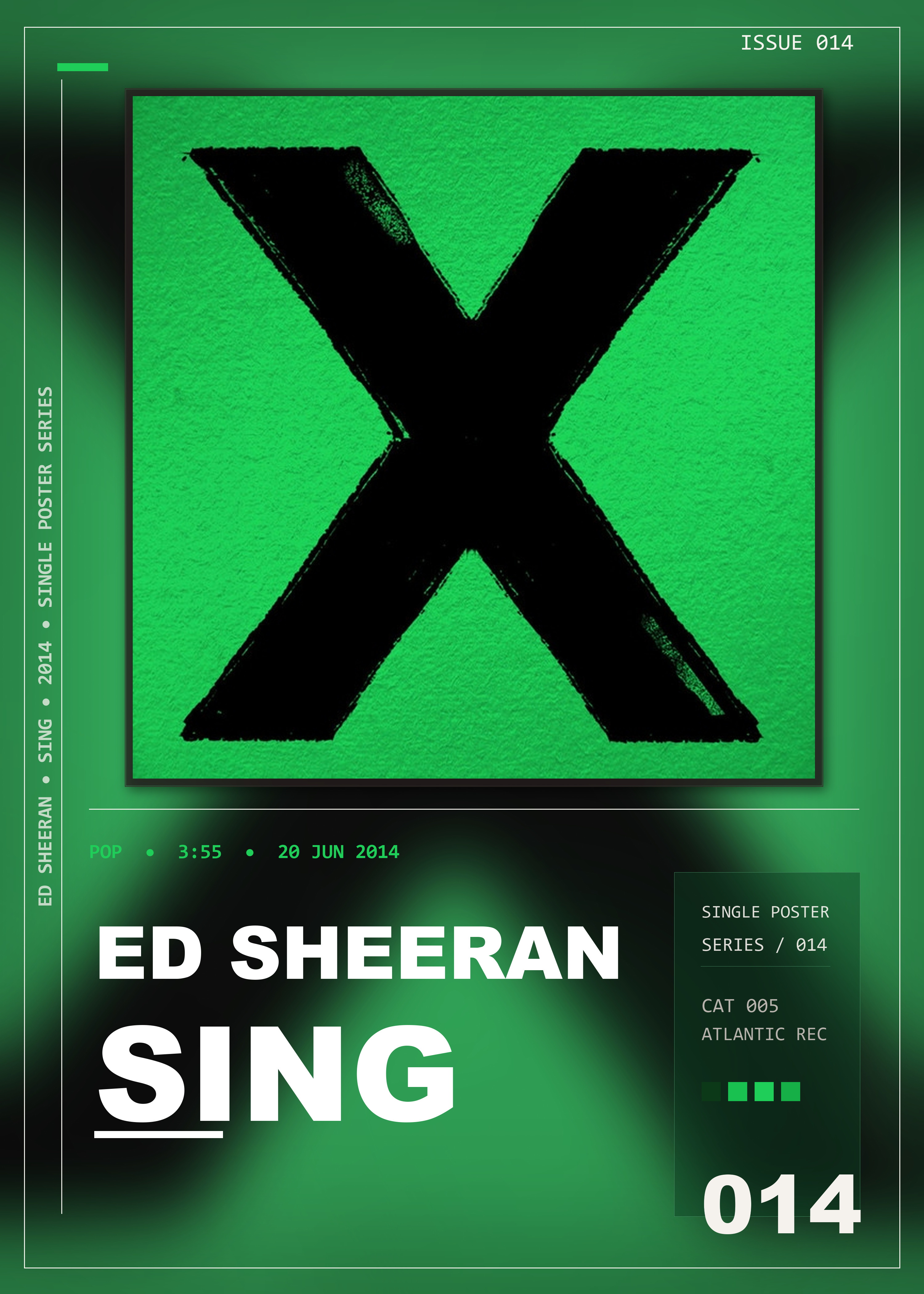 Music poster: Ed Sheeran - Sing