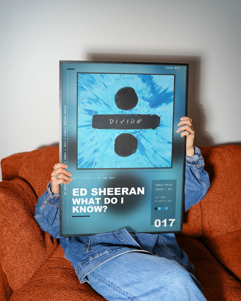 Music poster: Ed Sheeran - What Do I Know