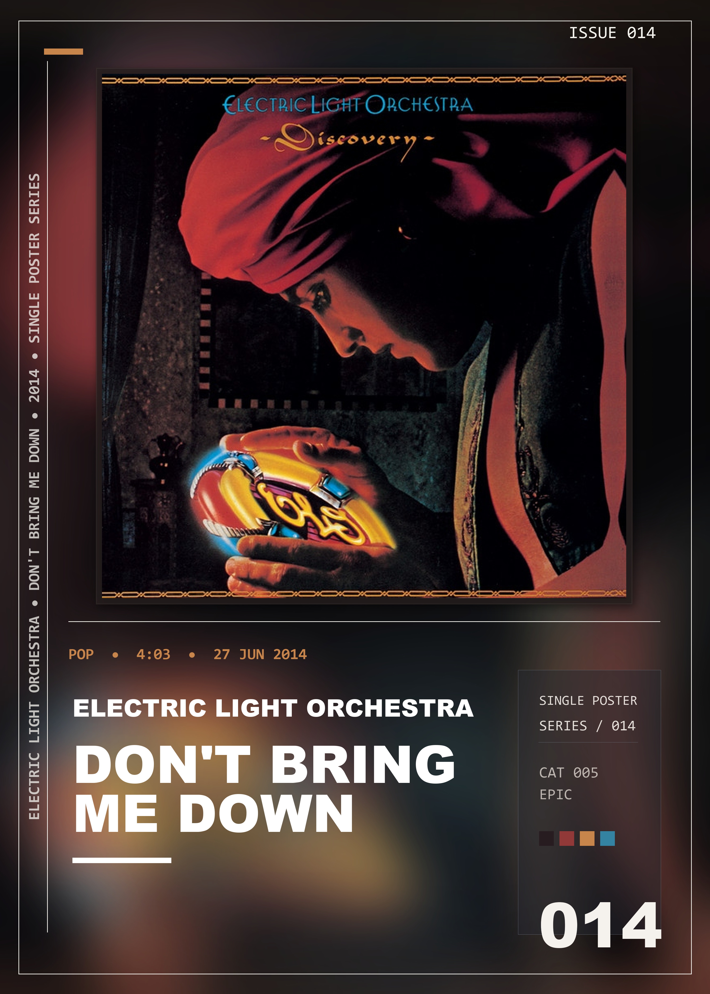 Music poster: Electric Light Orchestra - Dont Bring Me Down
