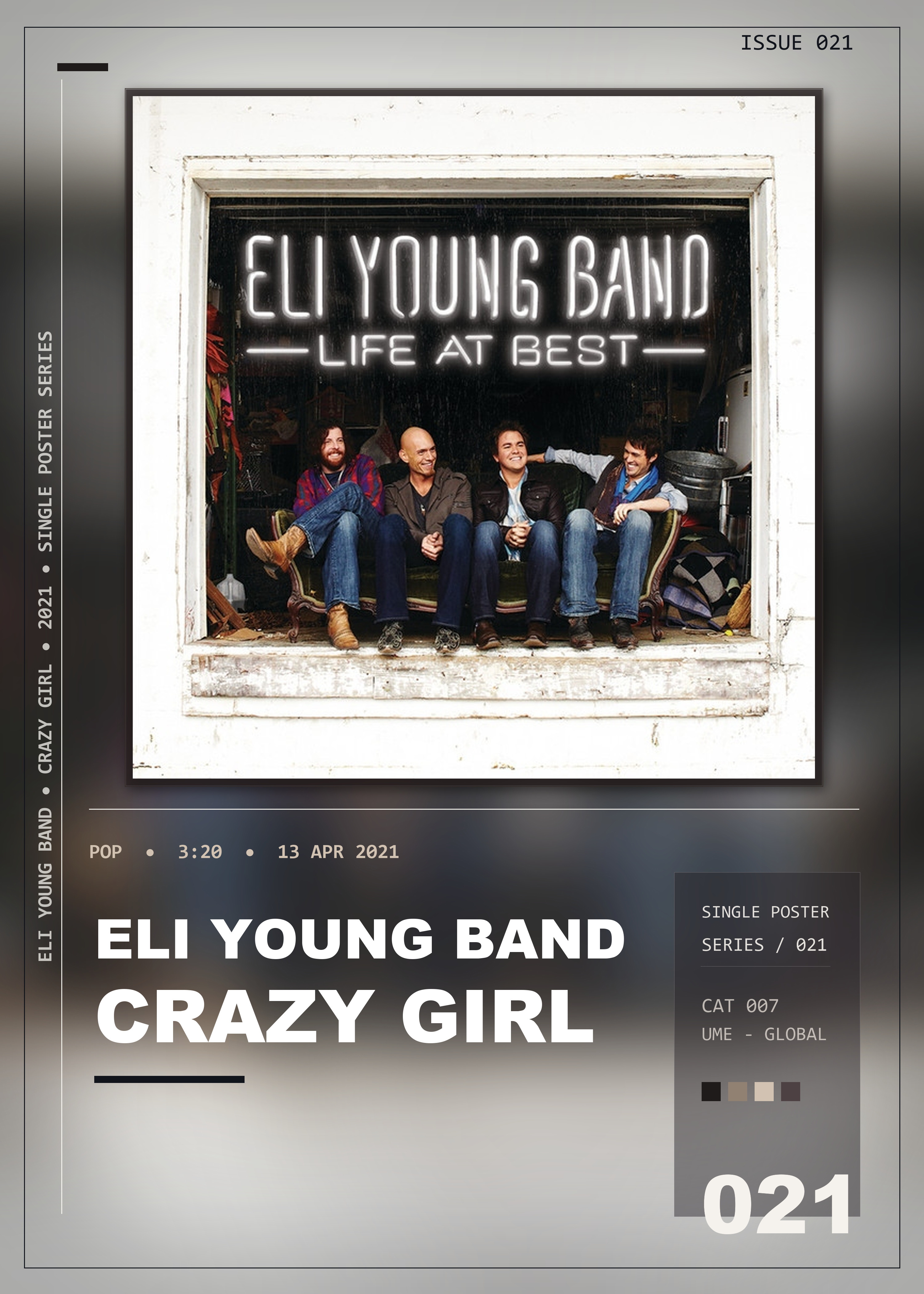 Music poster: Eli Young Band - Crazy Girl