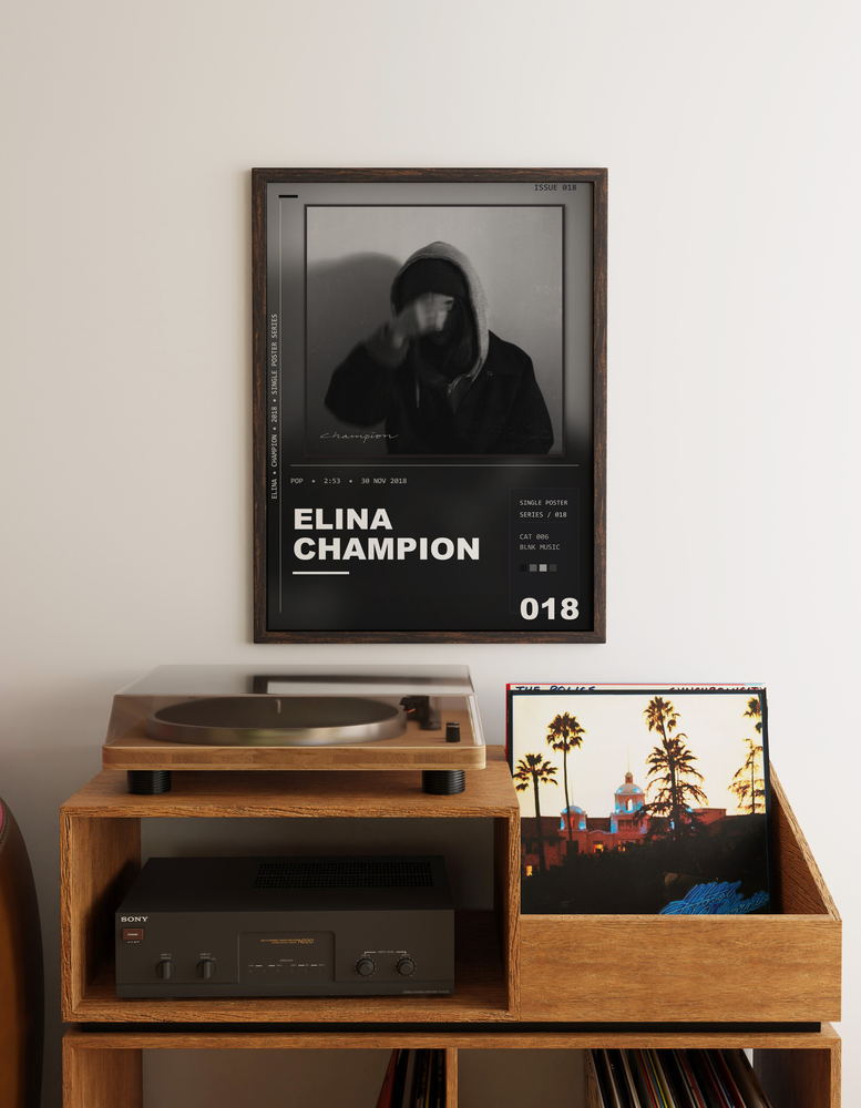 Music poster: Elina - Champion