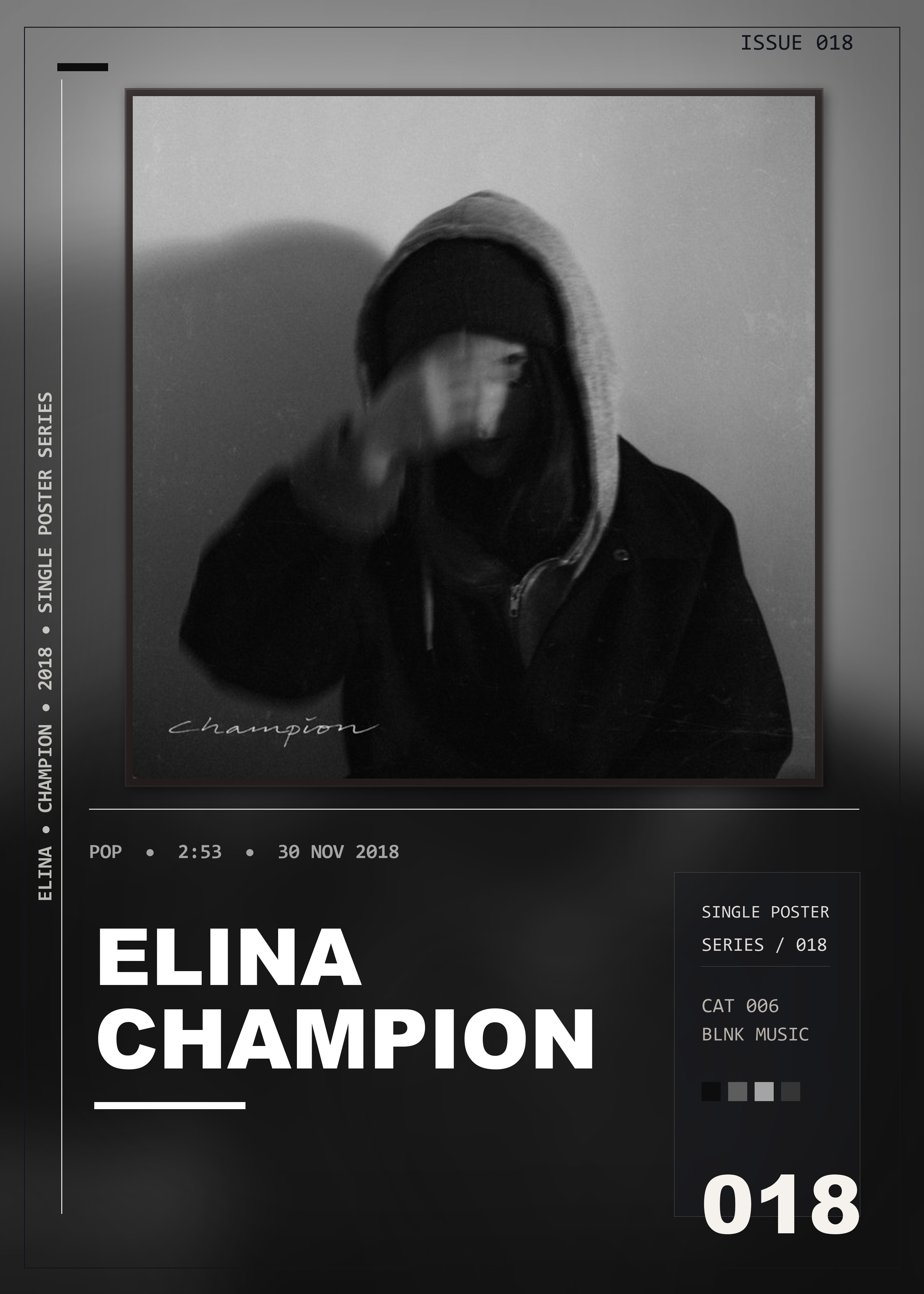 Music poster: Elina - Champion