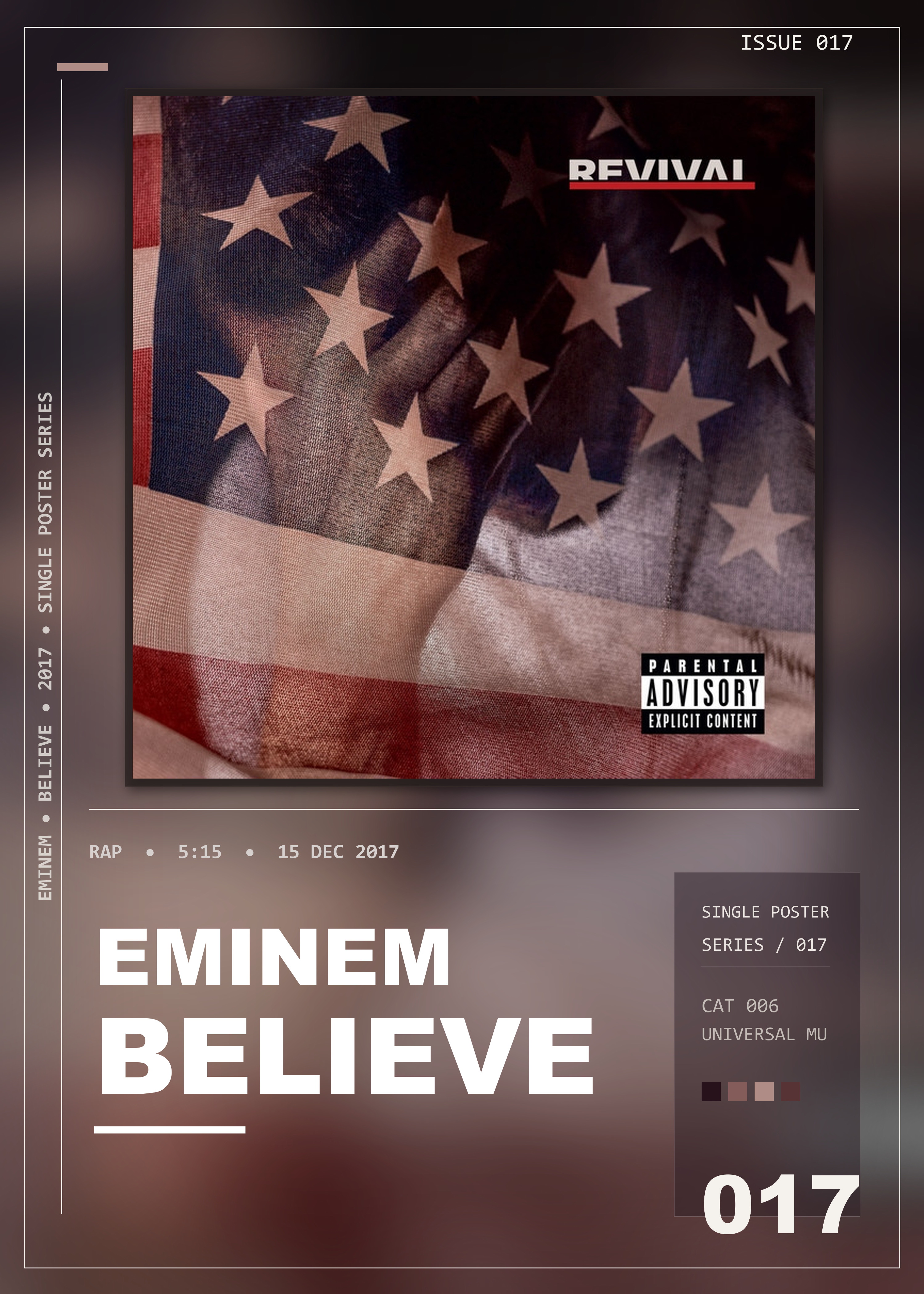 Music poster: Eminem - Believe