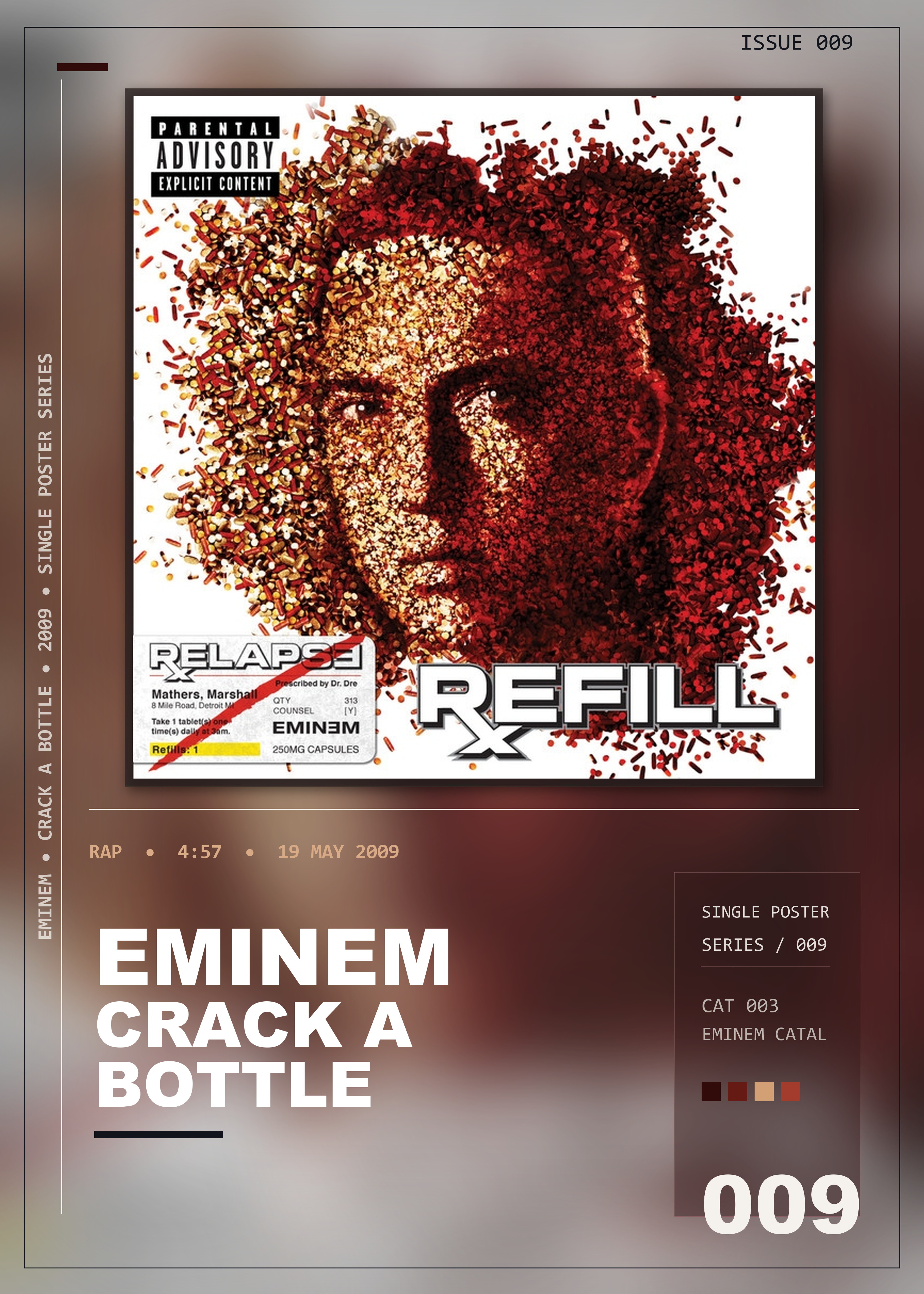 Music poster: Eminem - Crack A Bottle