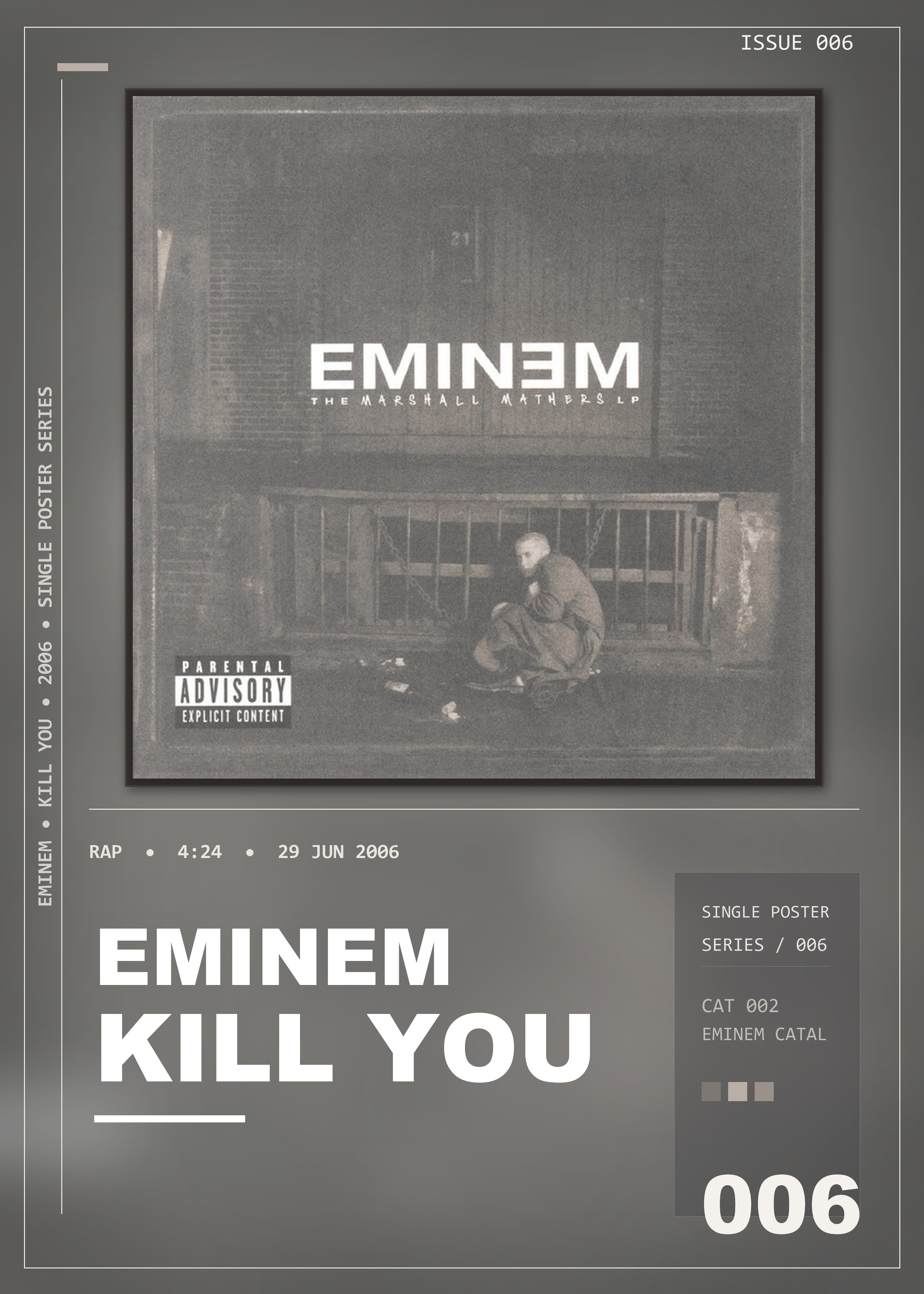 Music poster: Eminem - Kill You