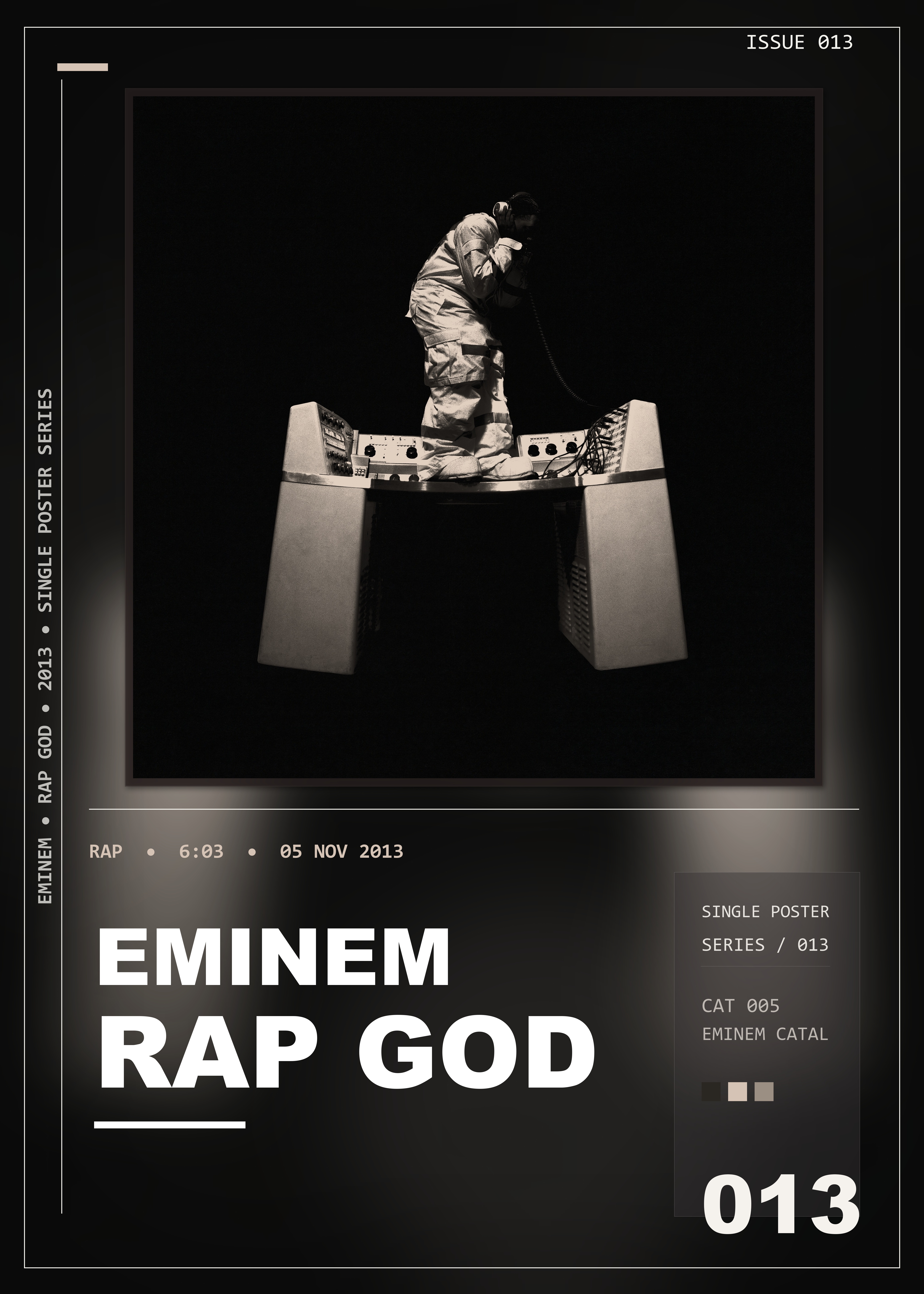 Music poster: Eminem - Rap God