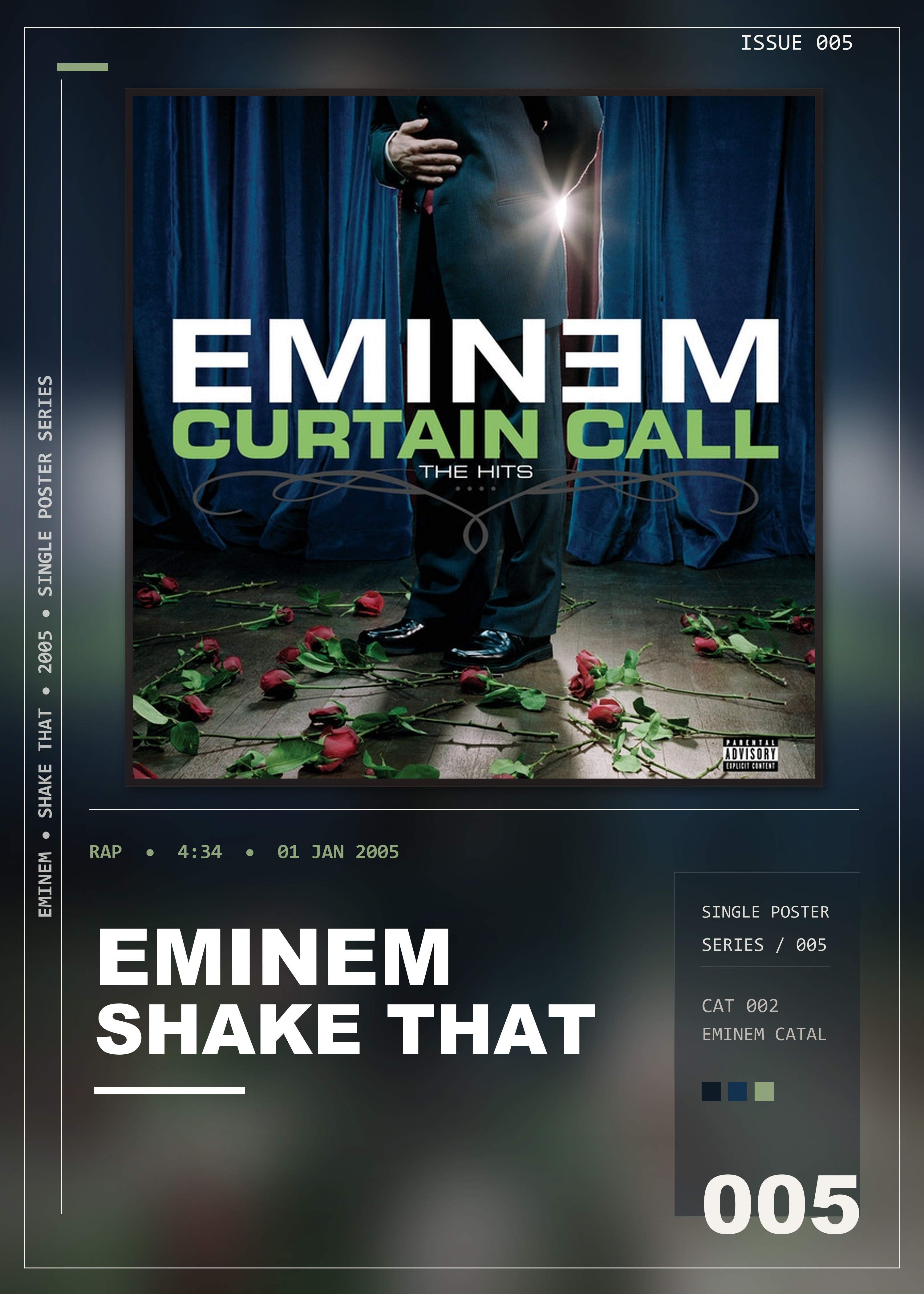 Music poster: Eminem - Shake That