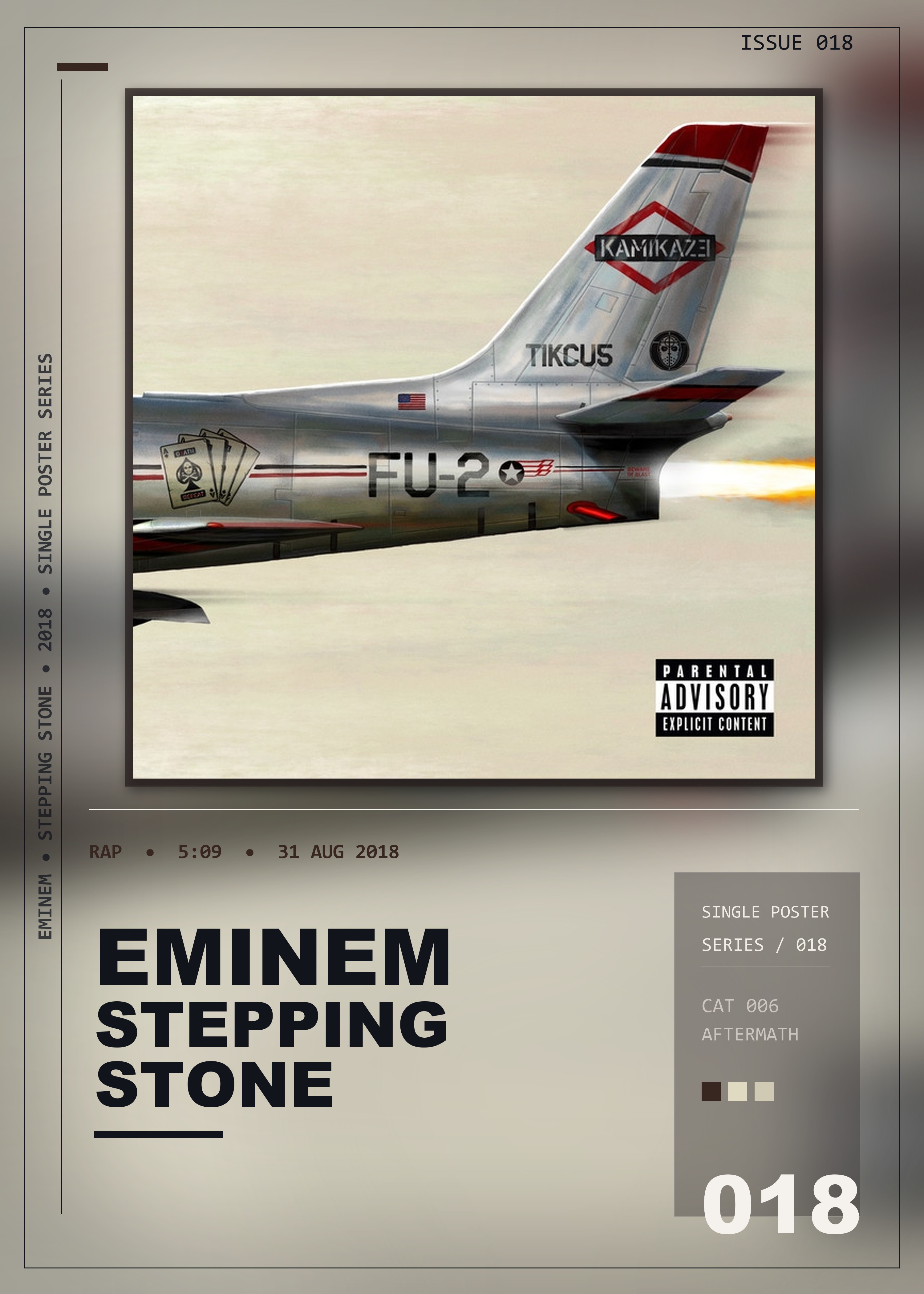 Music poster: Eminem - Stepping Stone