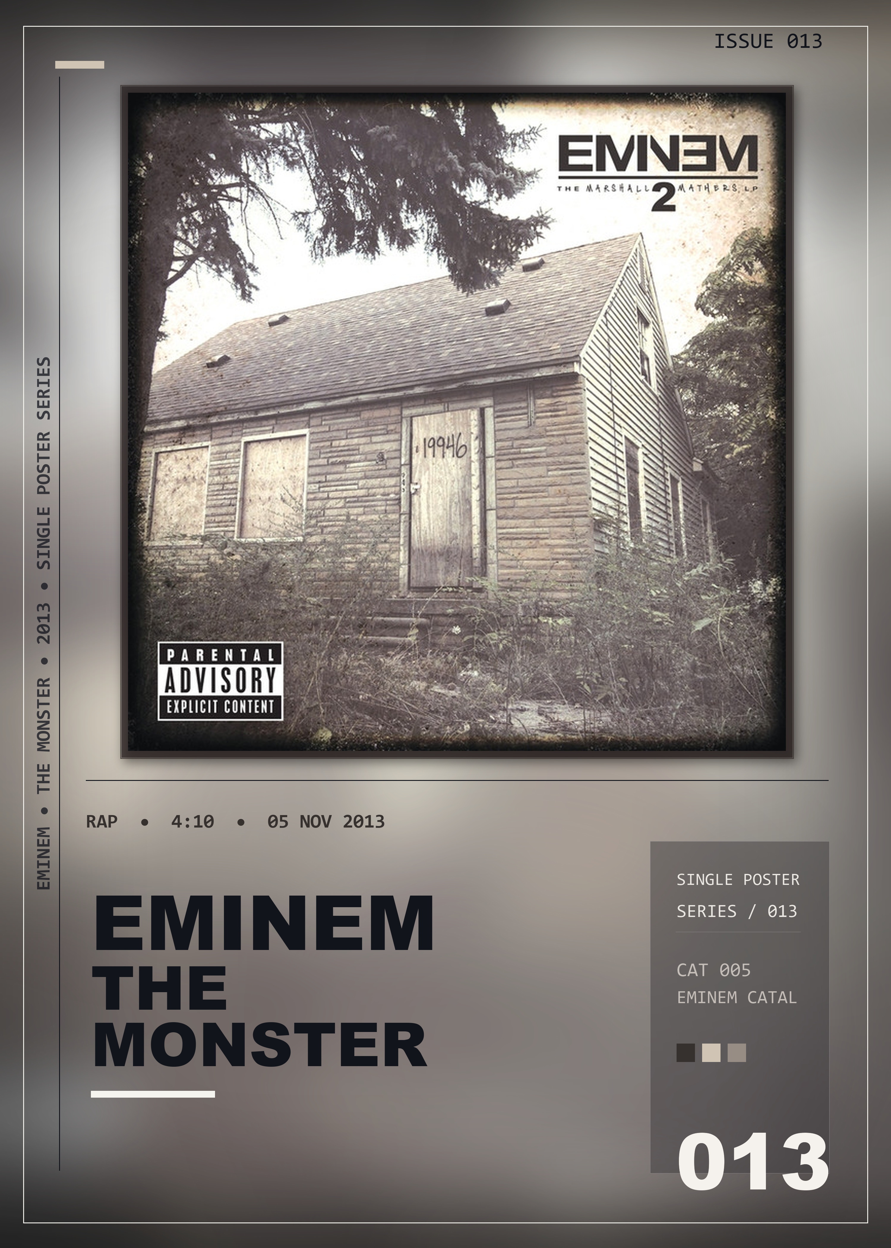 Music poster: Eminem - The Monster