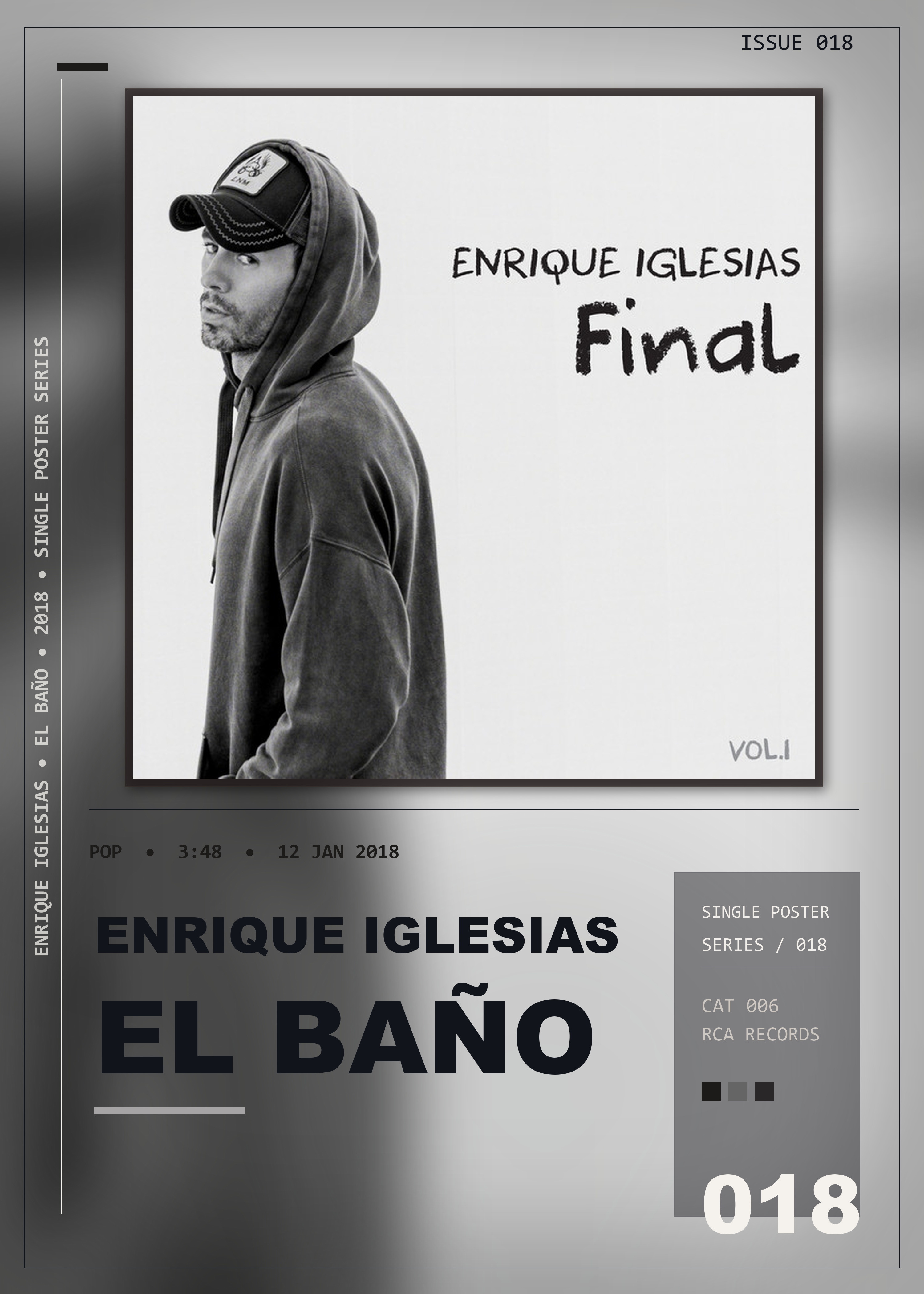 Music poster: Enrique Iglesias - EL BAÑO