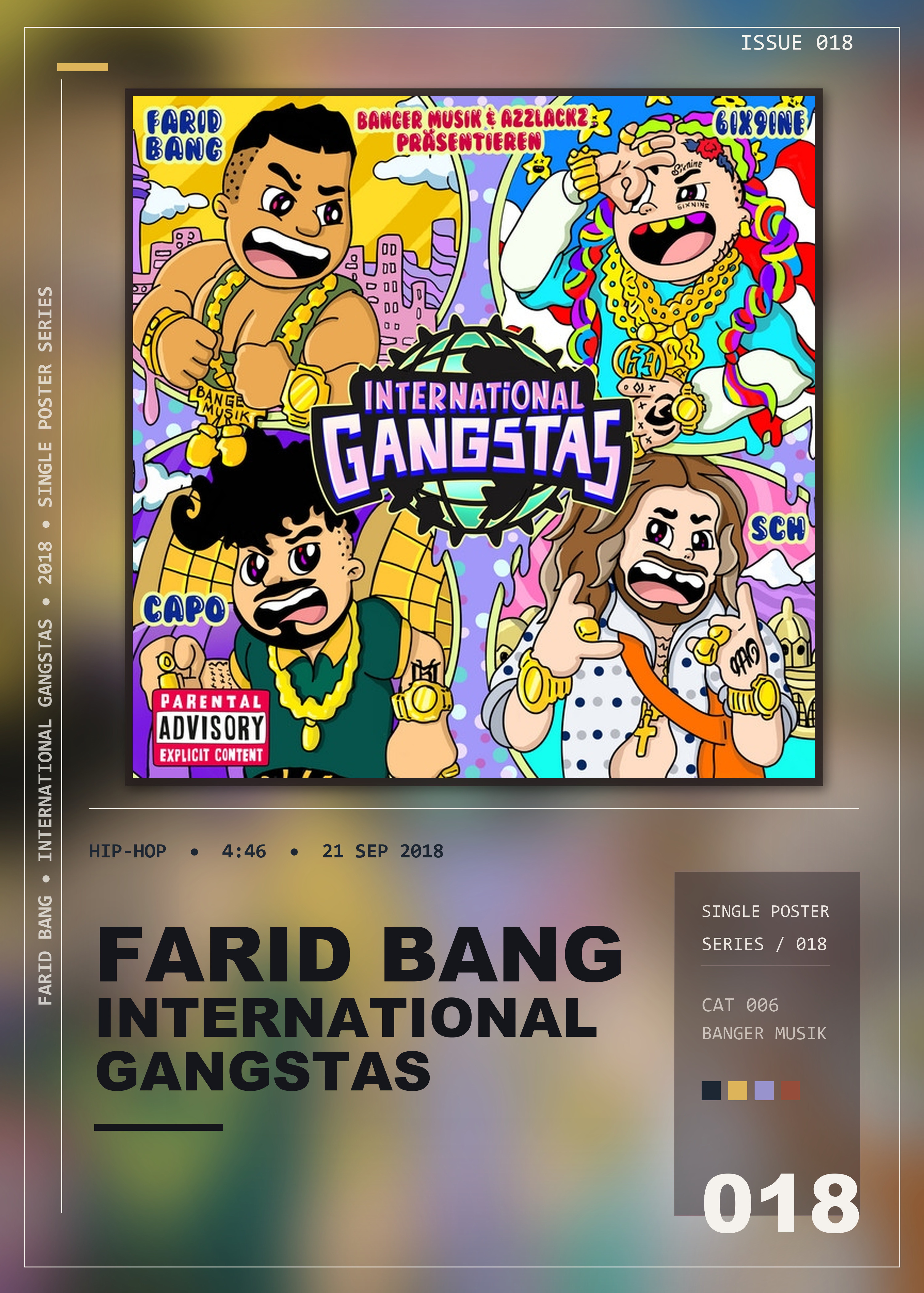 Music poster: Farid Bang - INTERNATIONAL GANGSTAS