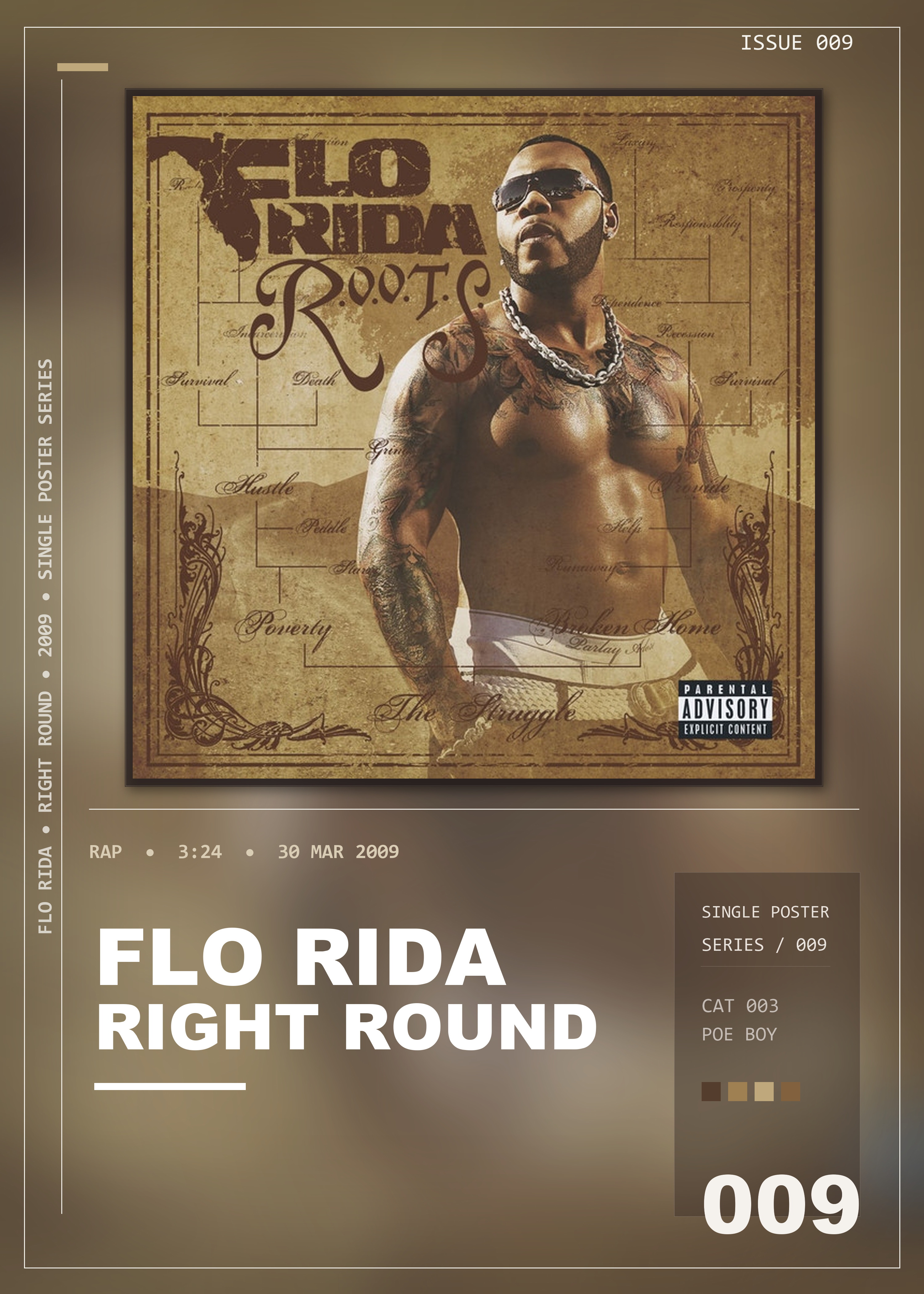 Music poster: Flo Rida - Right Round
