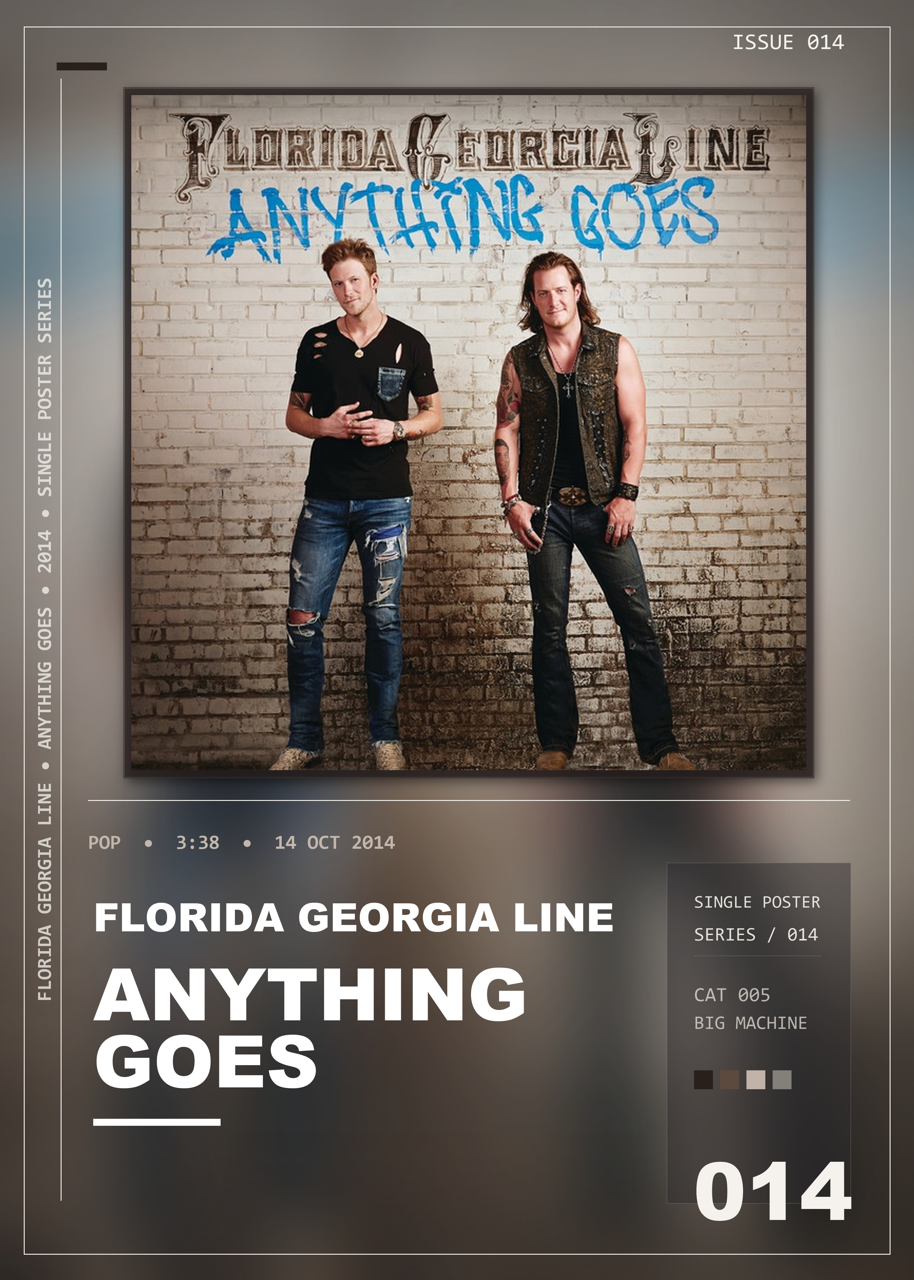 Music poster: Florida Georgia Line - Anything Goes