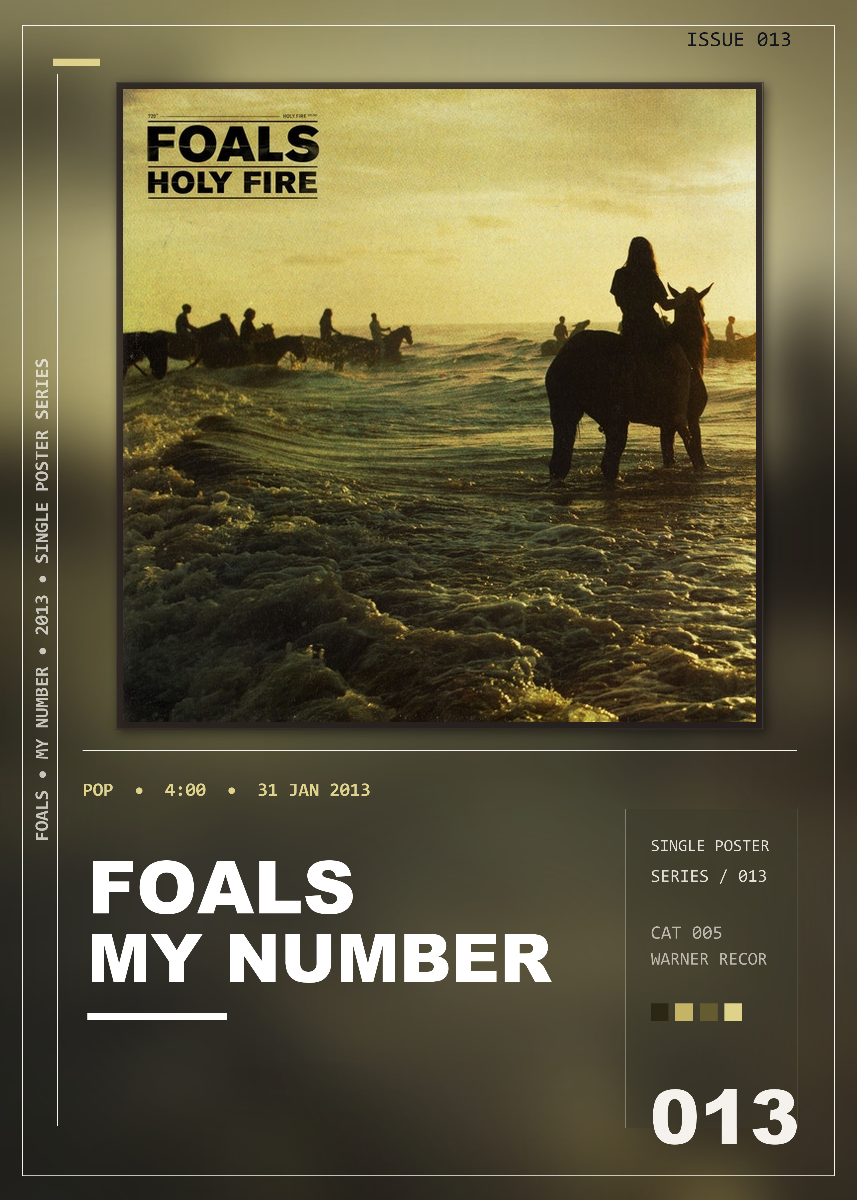 Music poster: Foals - My Number