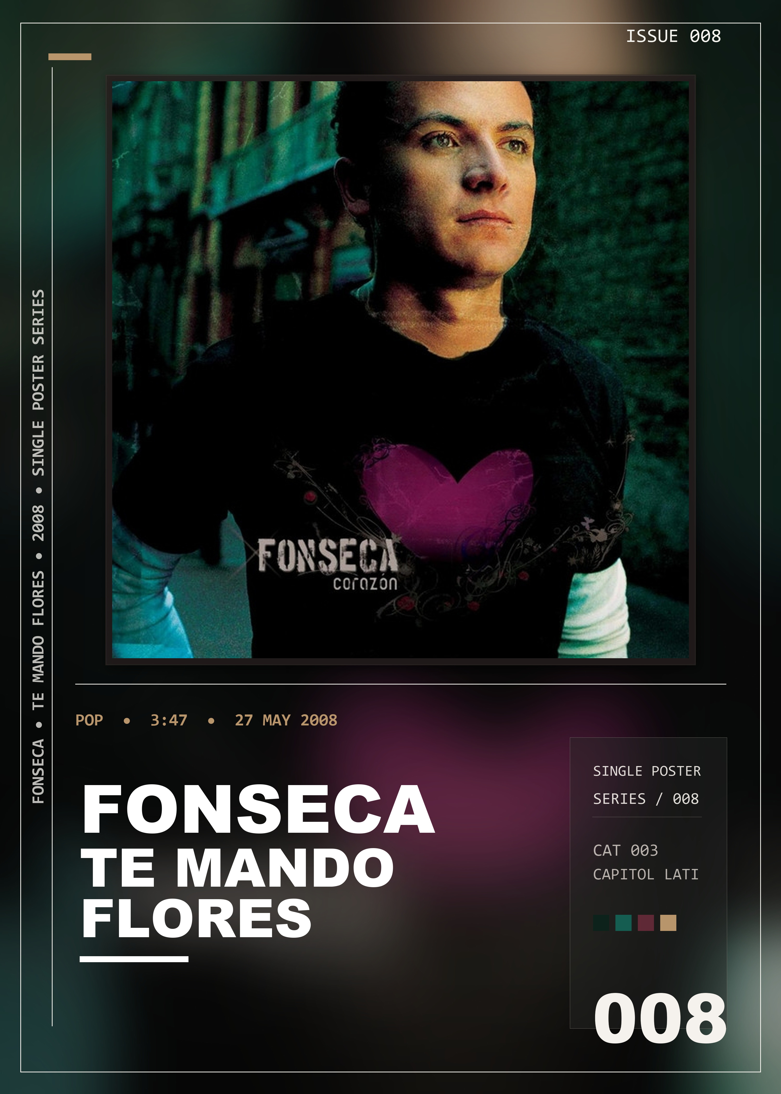 Music poster: Fonseca - Te Mando Flores