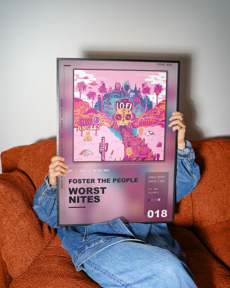 Music poster: Foster The People - Worst Nites