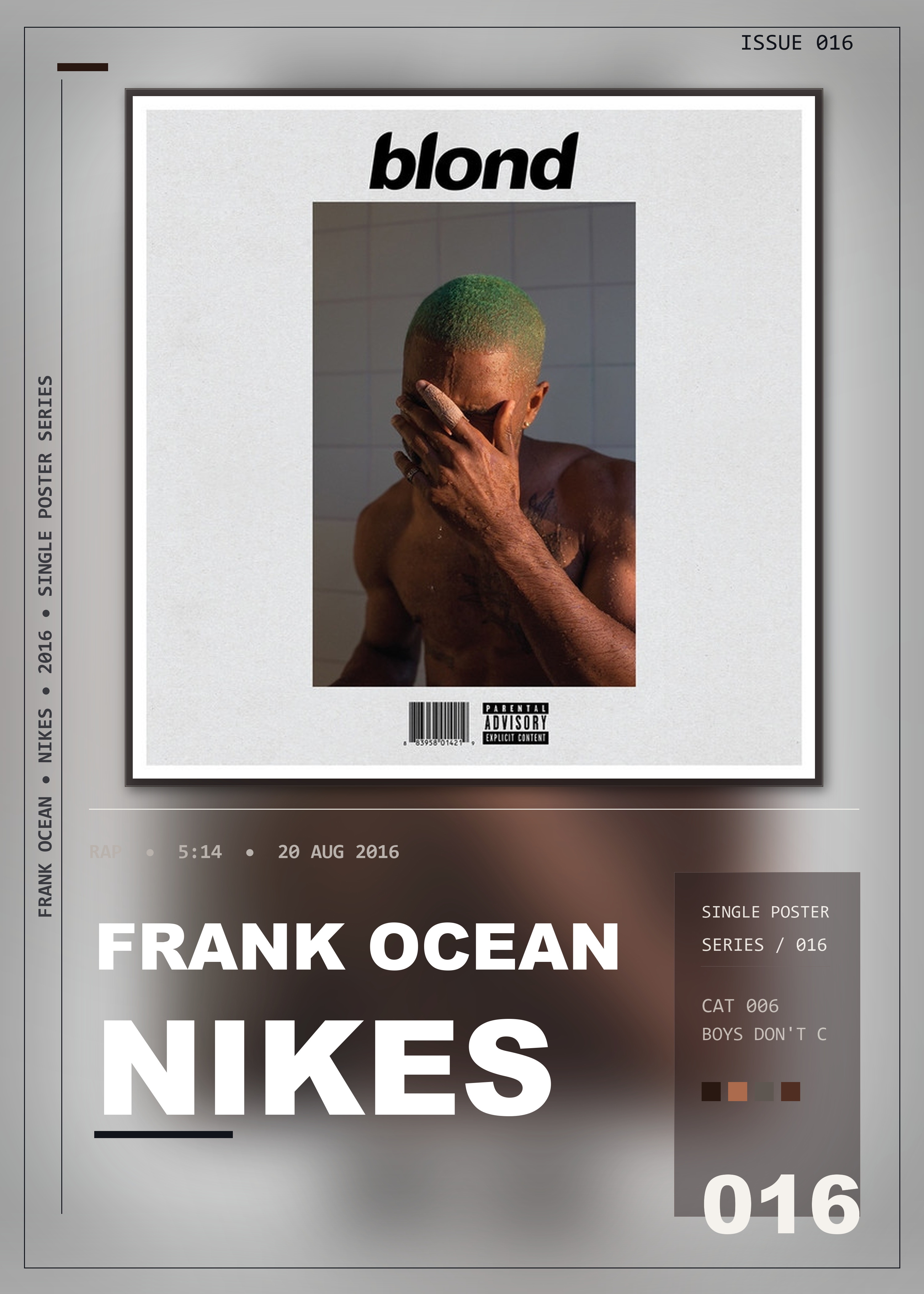 Music poster: Frank Ocean - Nikes