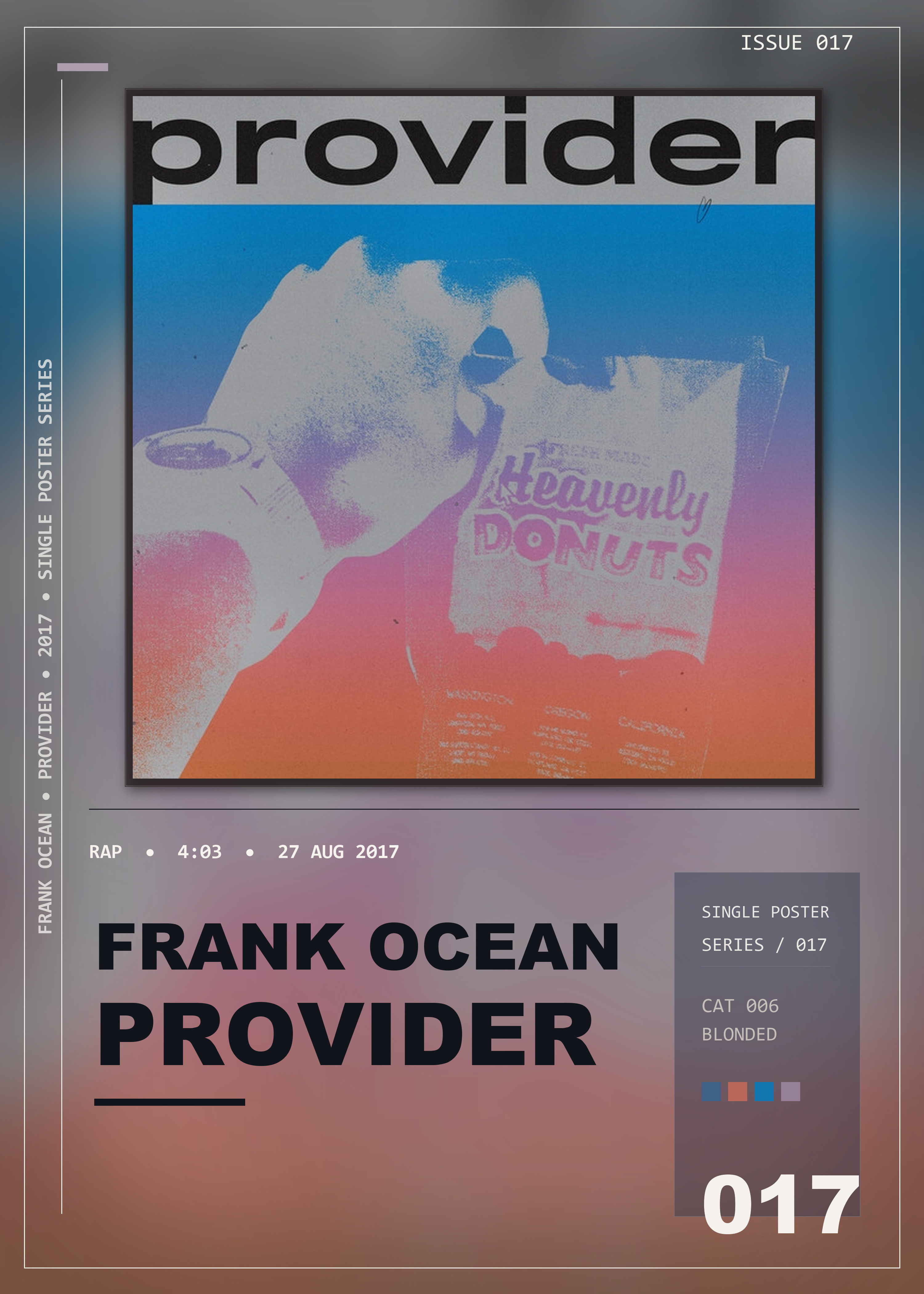 Music poster: Frank Ocean - Provider