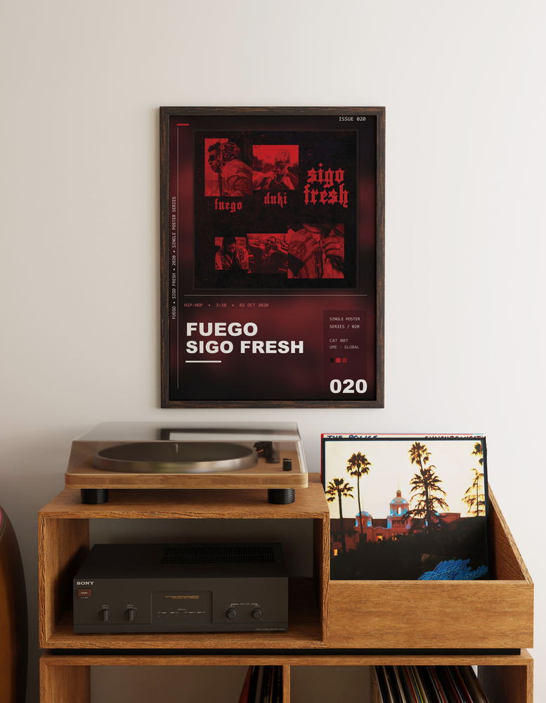 Music poster: Fuego - Sigo Fresh