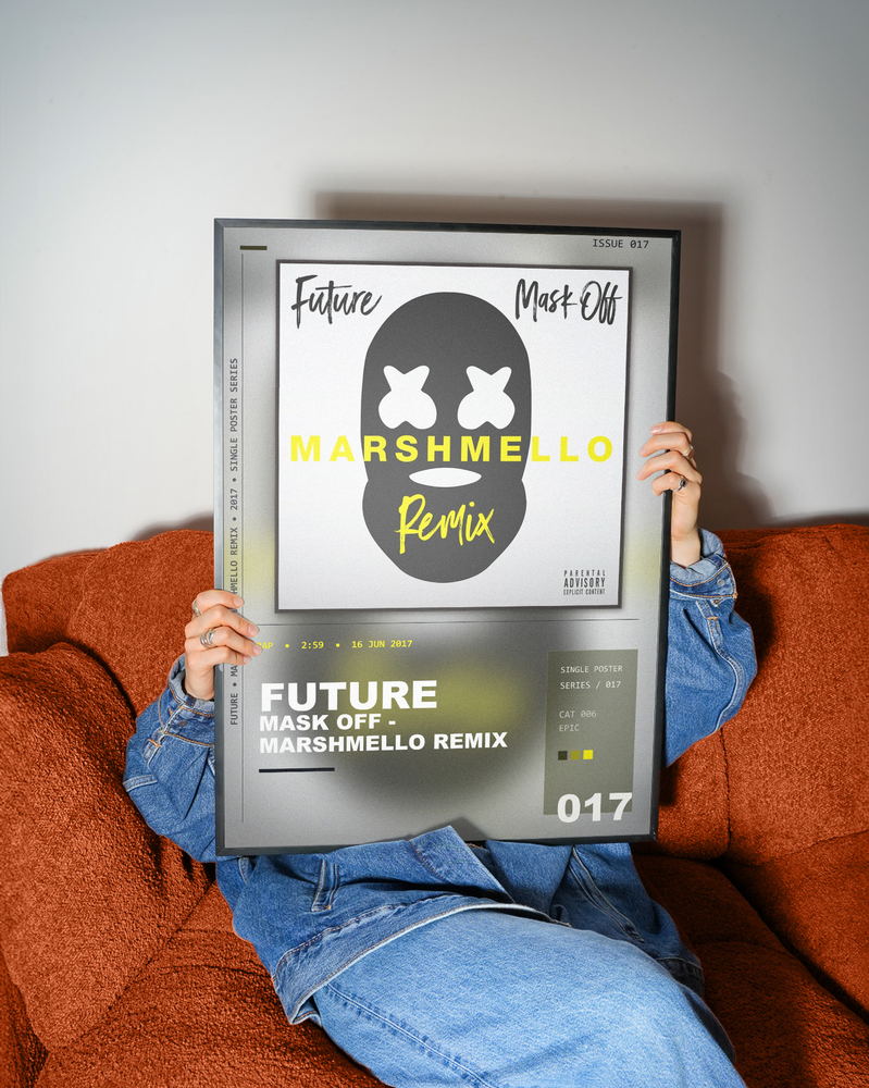 Music poster: Future - Mask Off - Marshmello Remix