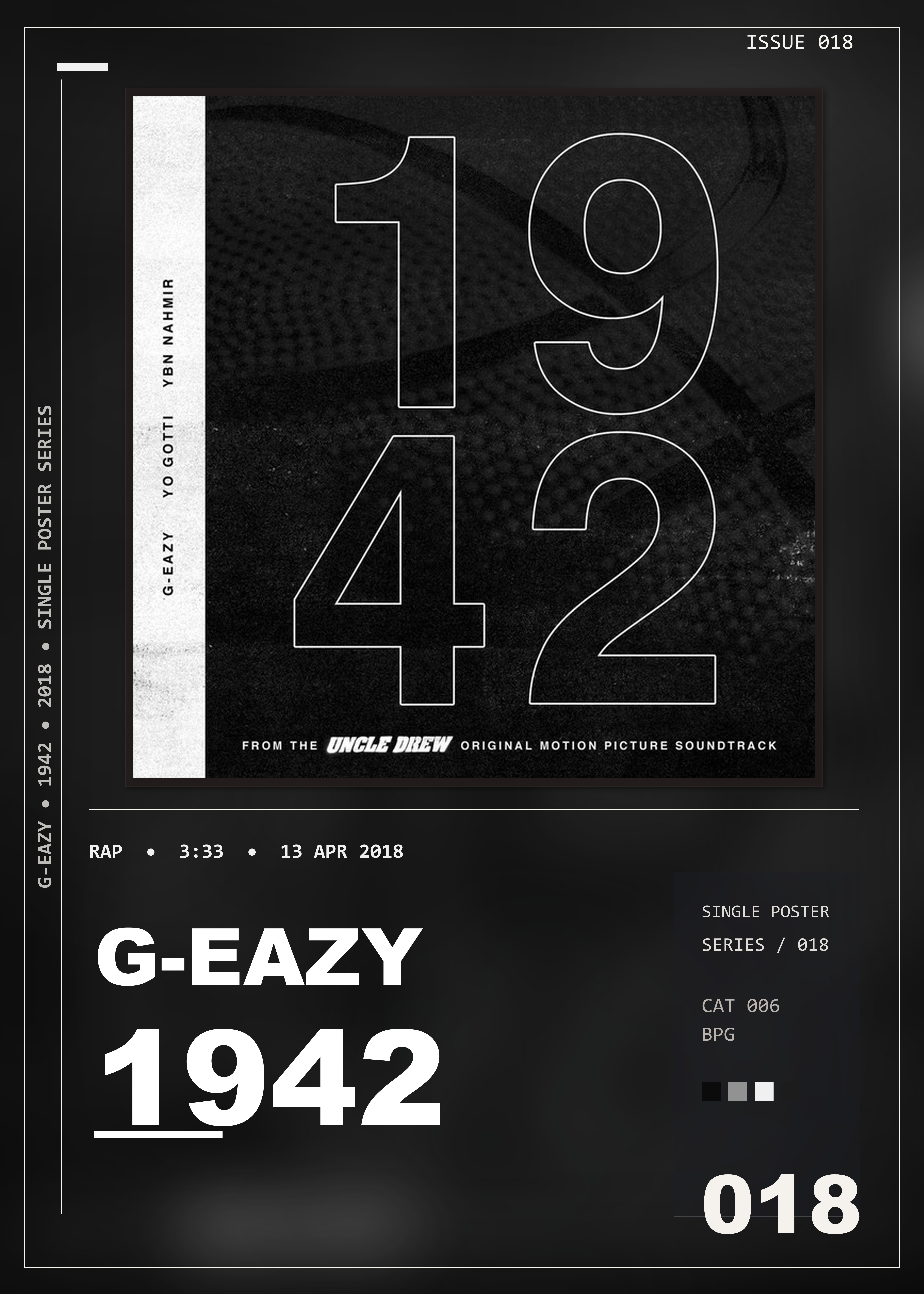 Music poster: G-Eazy - 1942
