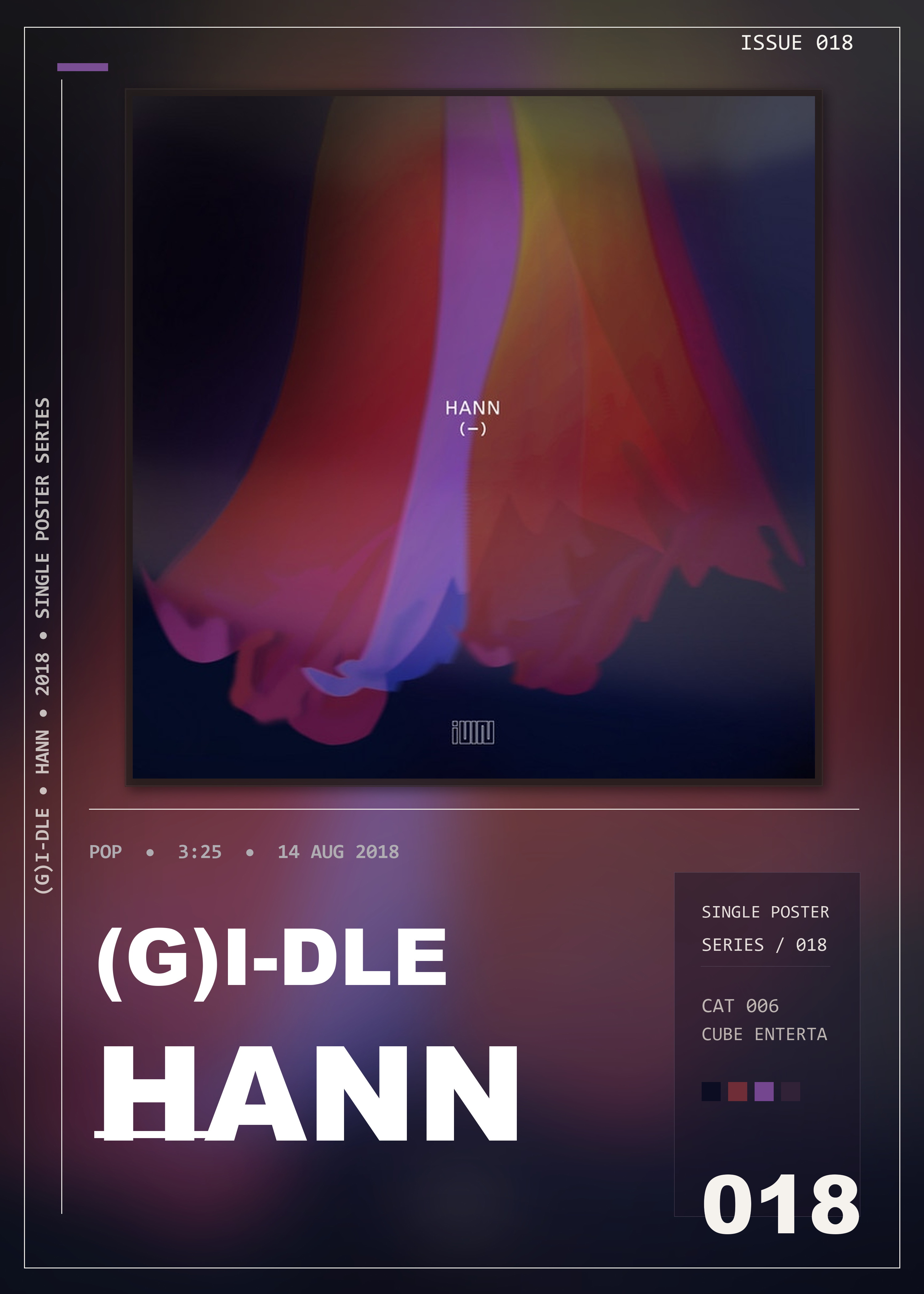 Music poster: GI-DLE - HANN Alone