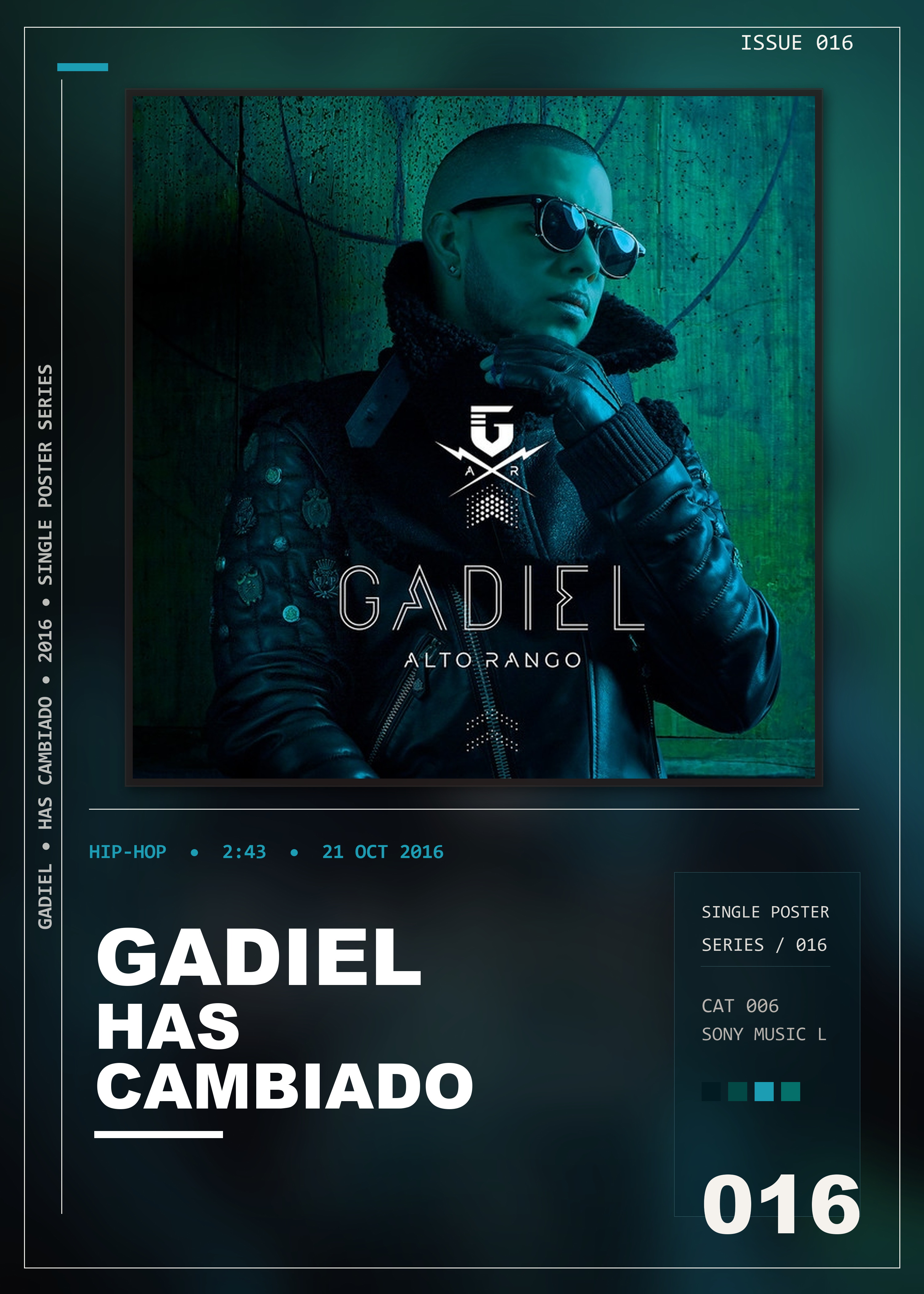 Music poster: Gadiel - Has Cambiado