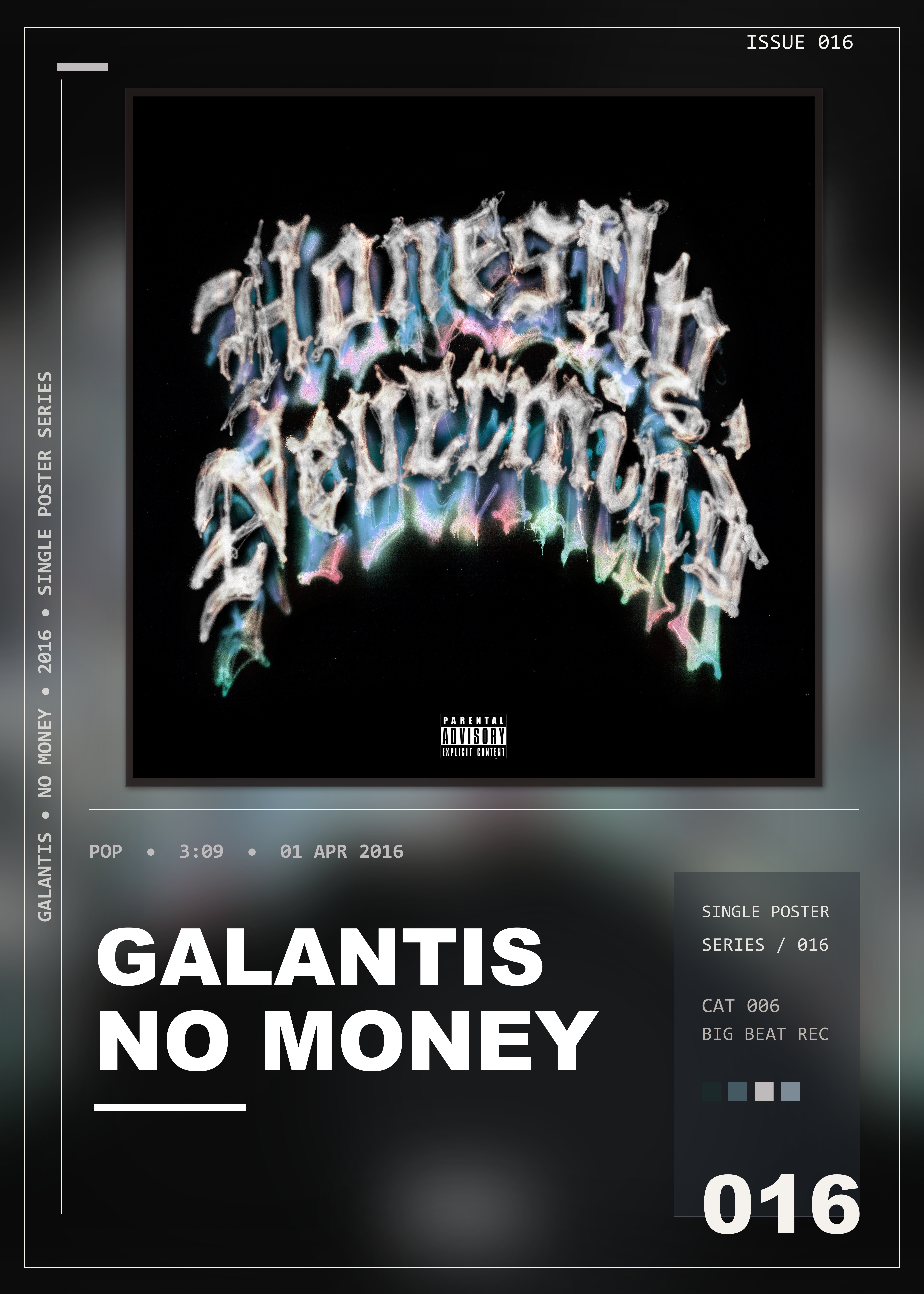 Music poster: Galantis - No Money