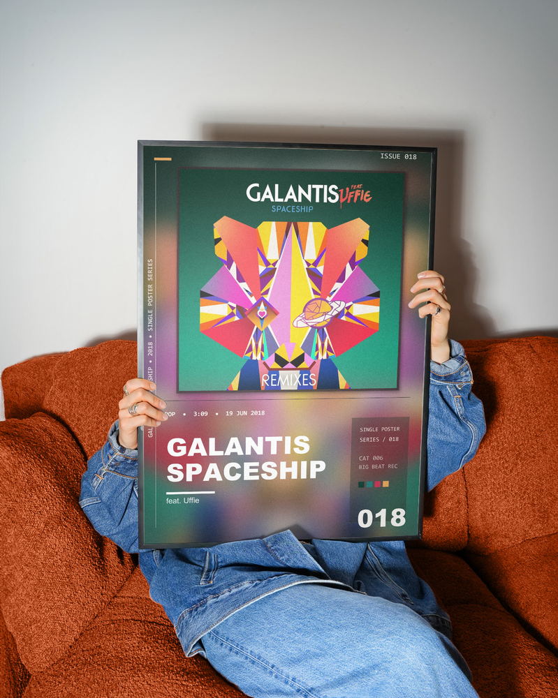 Music poster: Galantis - Spaceship feat Uffie - MOTi Remix