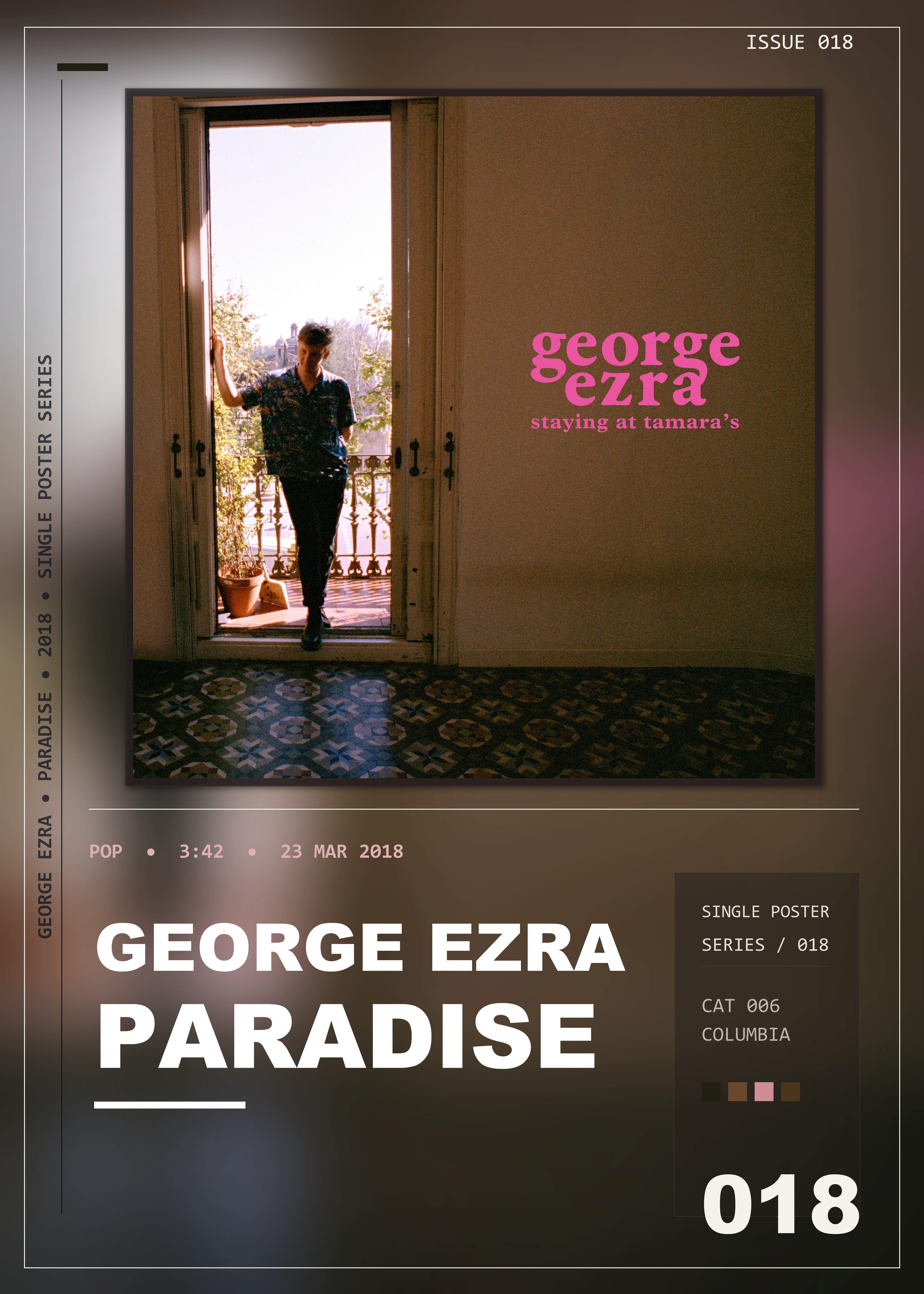 Music poster: George Ezra - Paradise