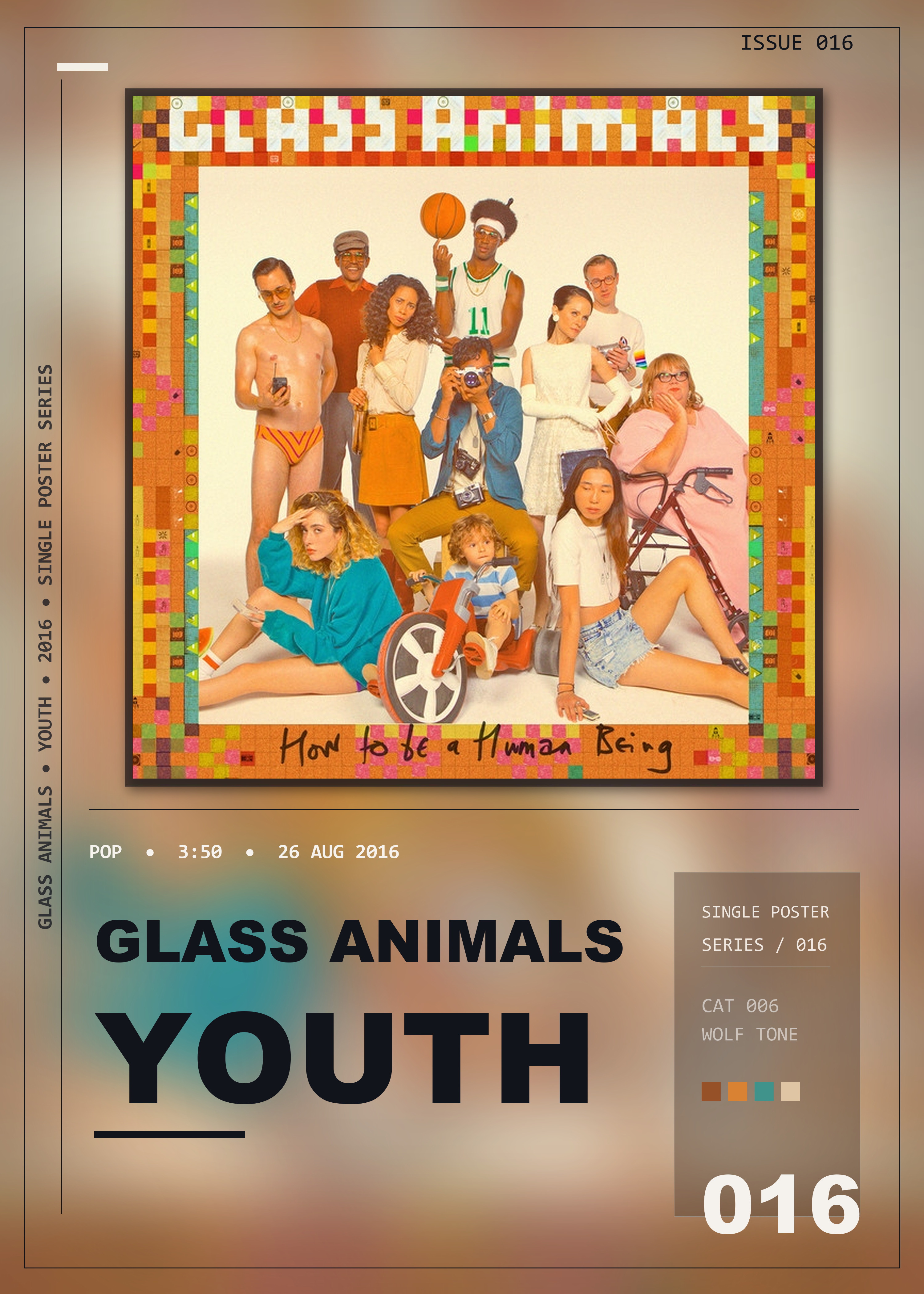 Music poster: Glass Animals - Youth