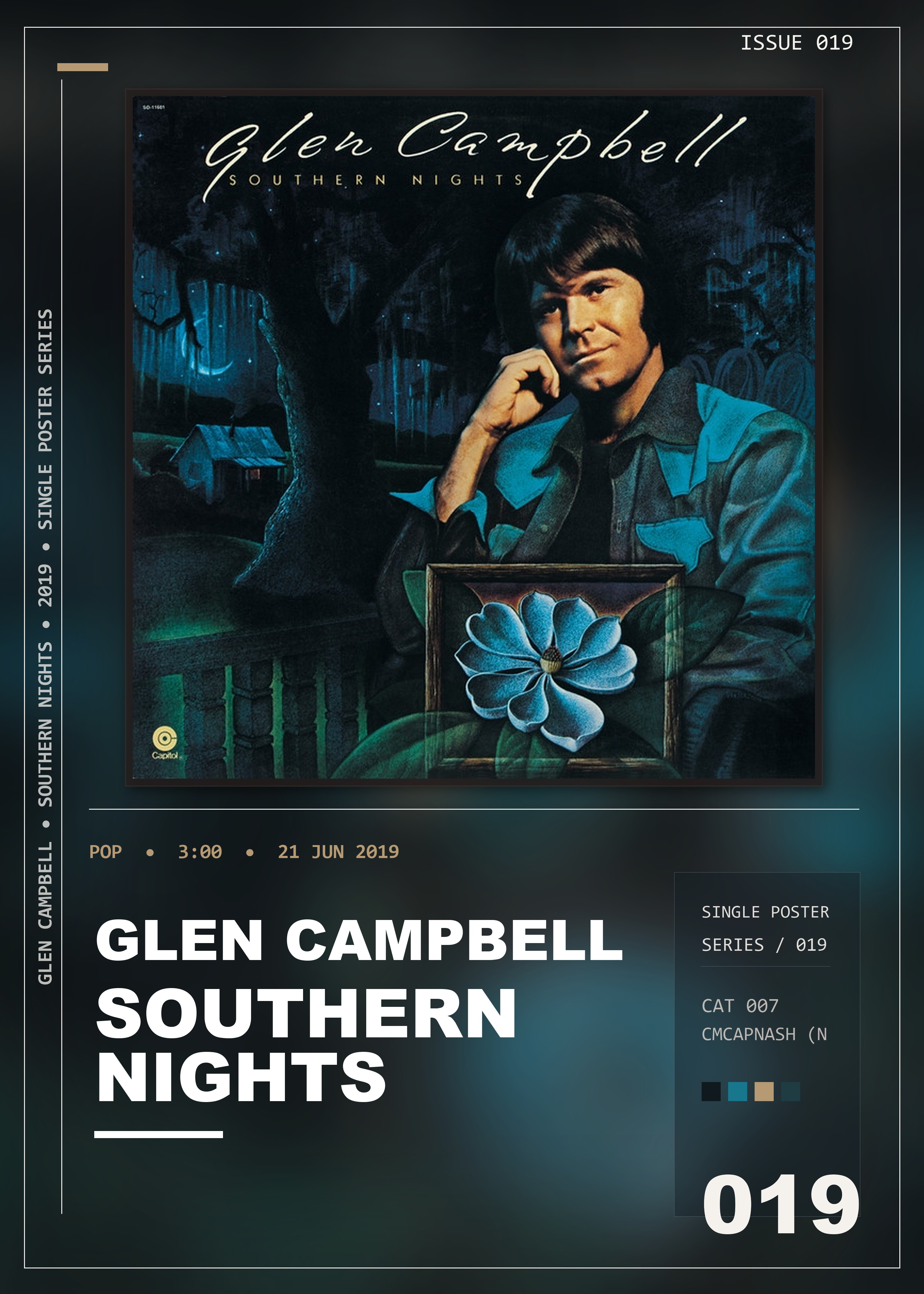 Music poster: Glen Campbell - Southern Nights