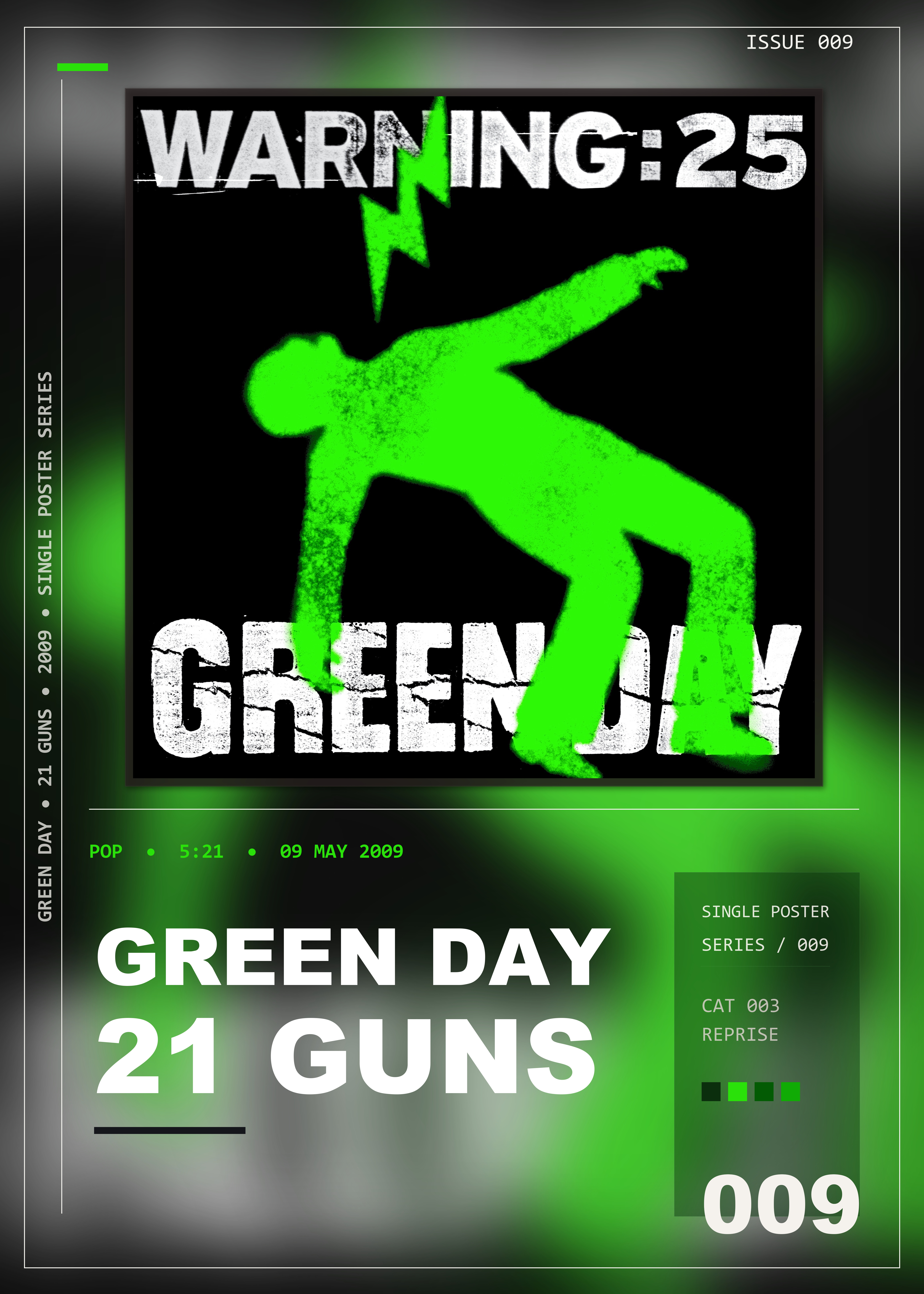 Music poster: Green Day - 21 Guns