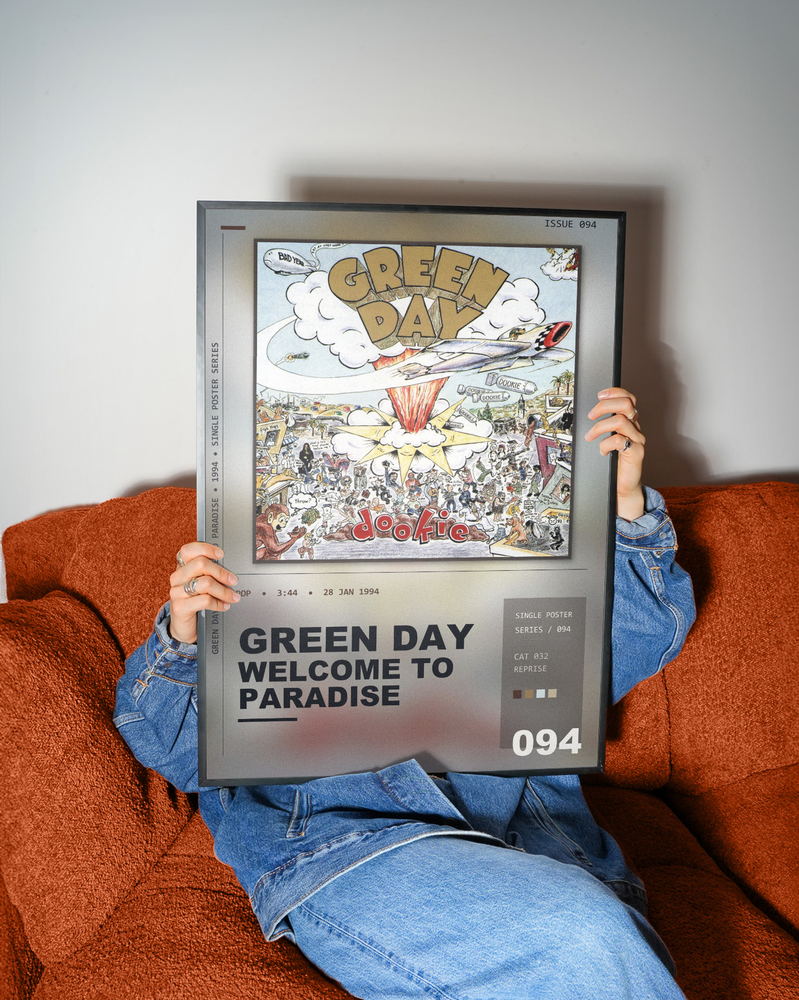Music poster: Green Day - Welcome to Paradise